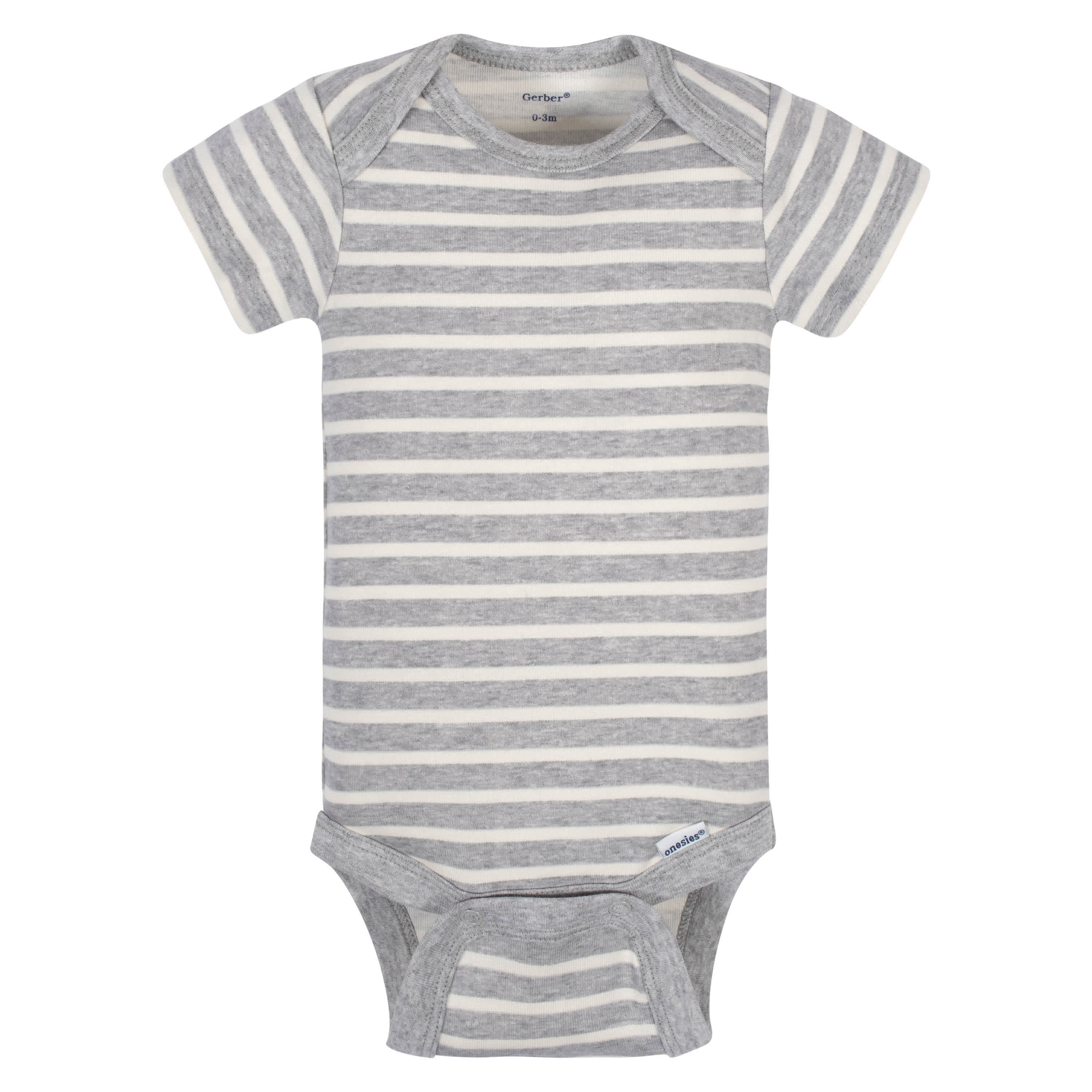 5-Pack Baby Boys Comfy Stretch Badger Short Sleeve Onesies® Bodysuits - Image 7