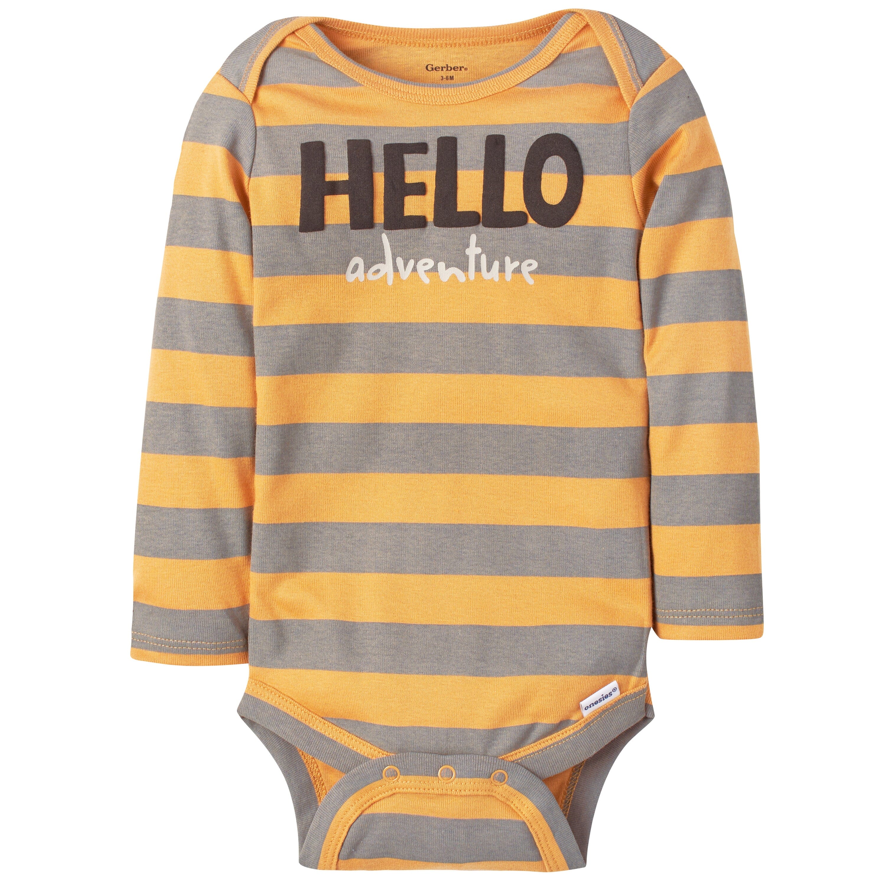 5-Pack Baby Boys Safari Long Sleeve Onesies® Bodysuits - Image 7