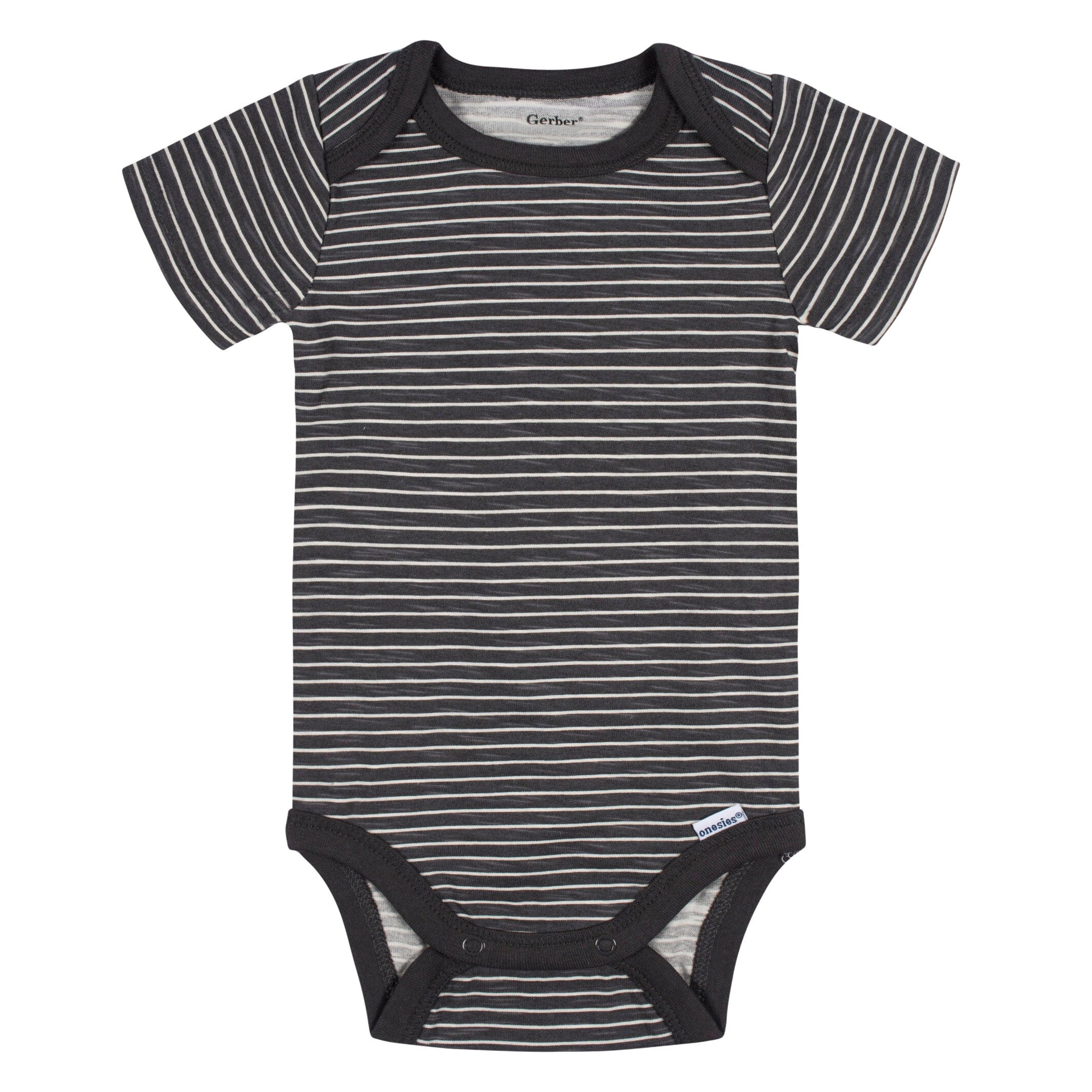 5-Pack Baby Boys Stripes & Camo Short Sleeve Onesies® Bodysuits - Image 3