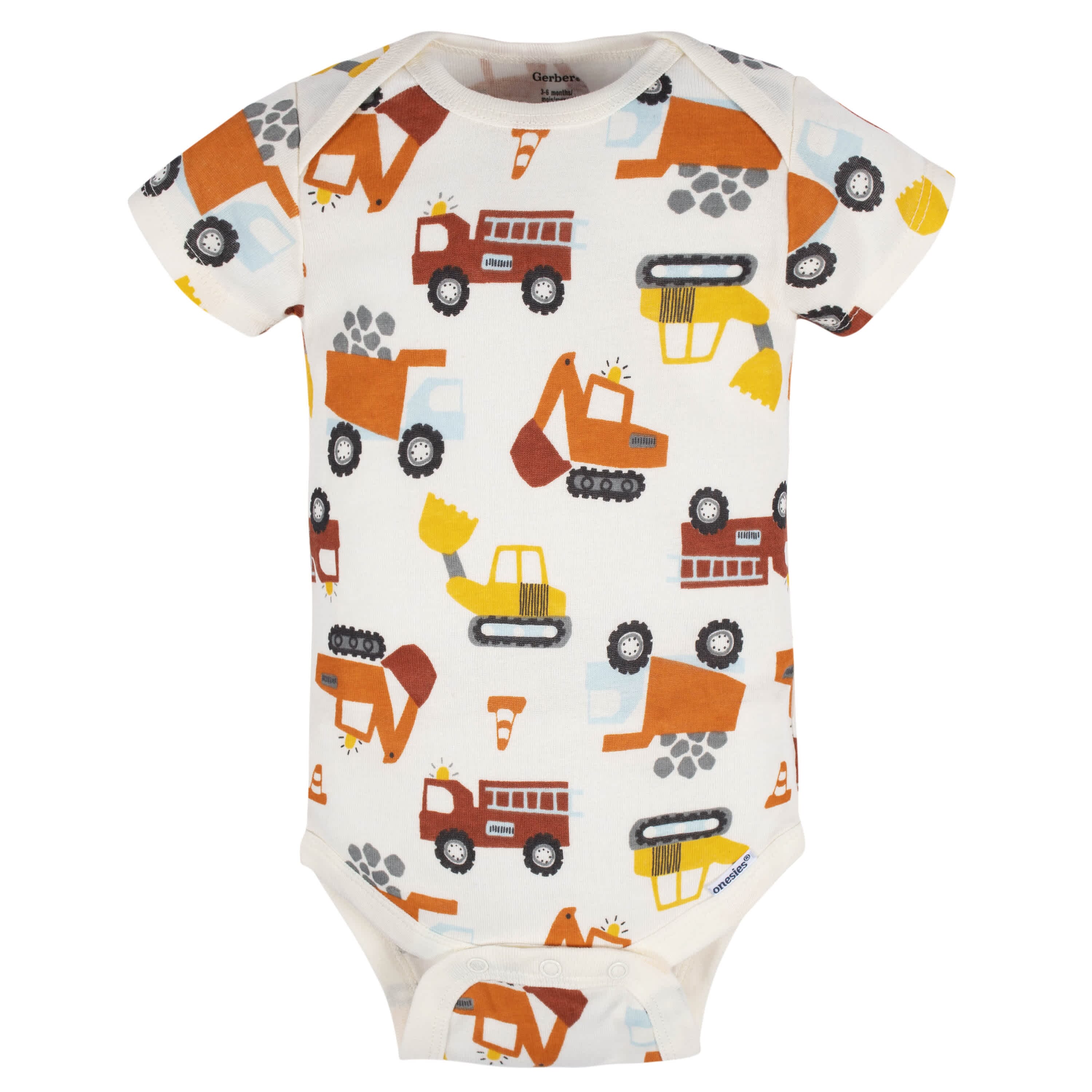 5-Pack Baby Boys Transportation Zone Onesies® Bodysuits - Image 7