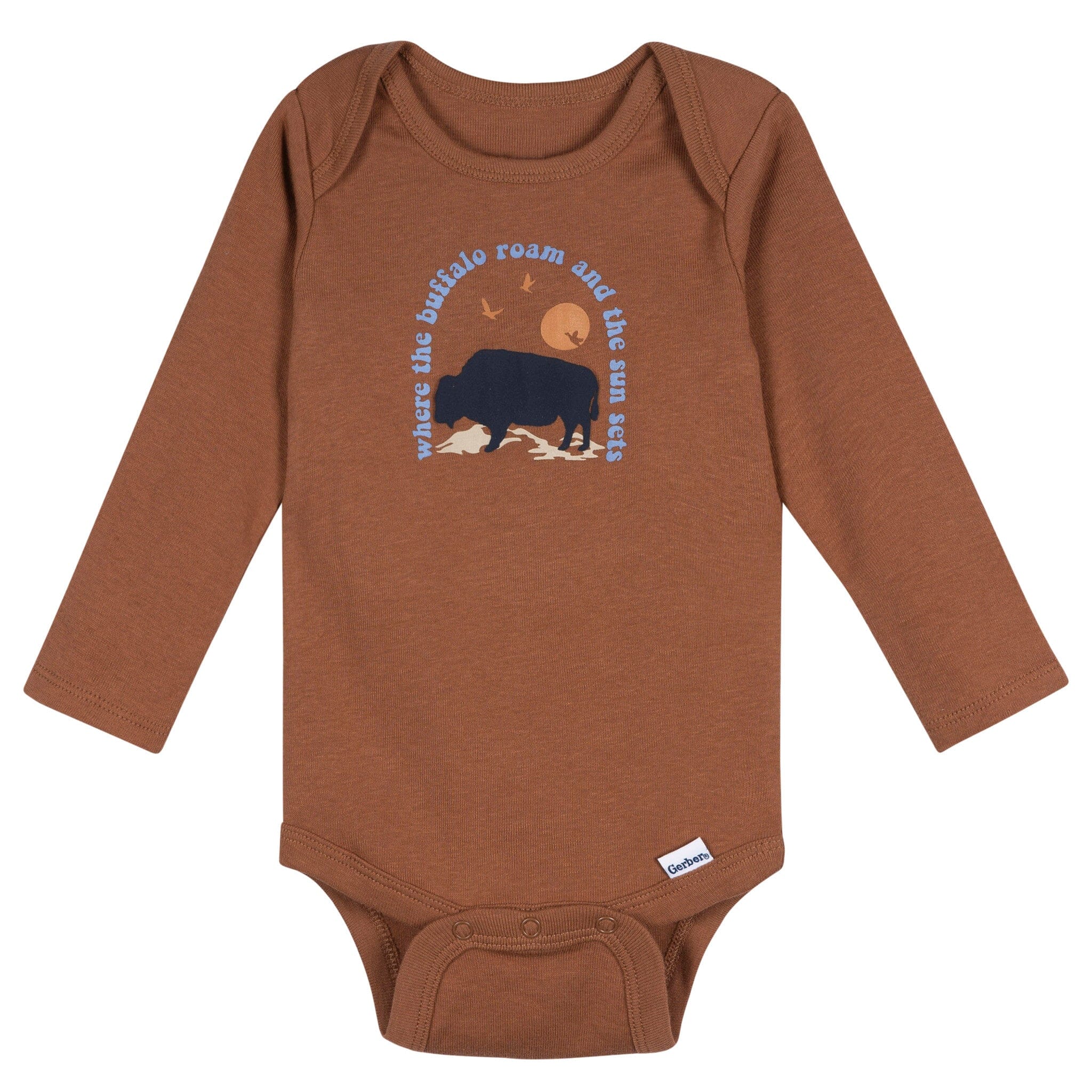 5-Pack Baby Boys Buffalo Long Sleeve Bodysuits - Image 4
