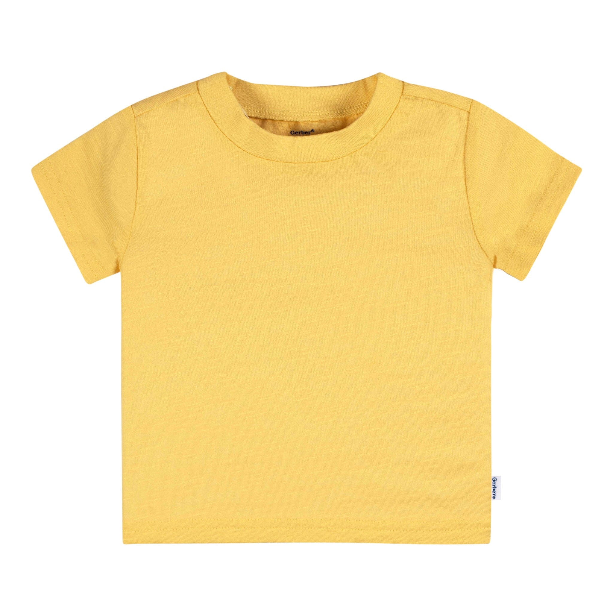 5-Pack Baby Neutral Pink & Green Short Sleeve Tees - Image 5