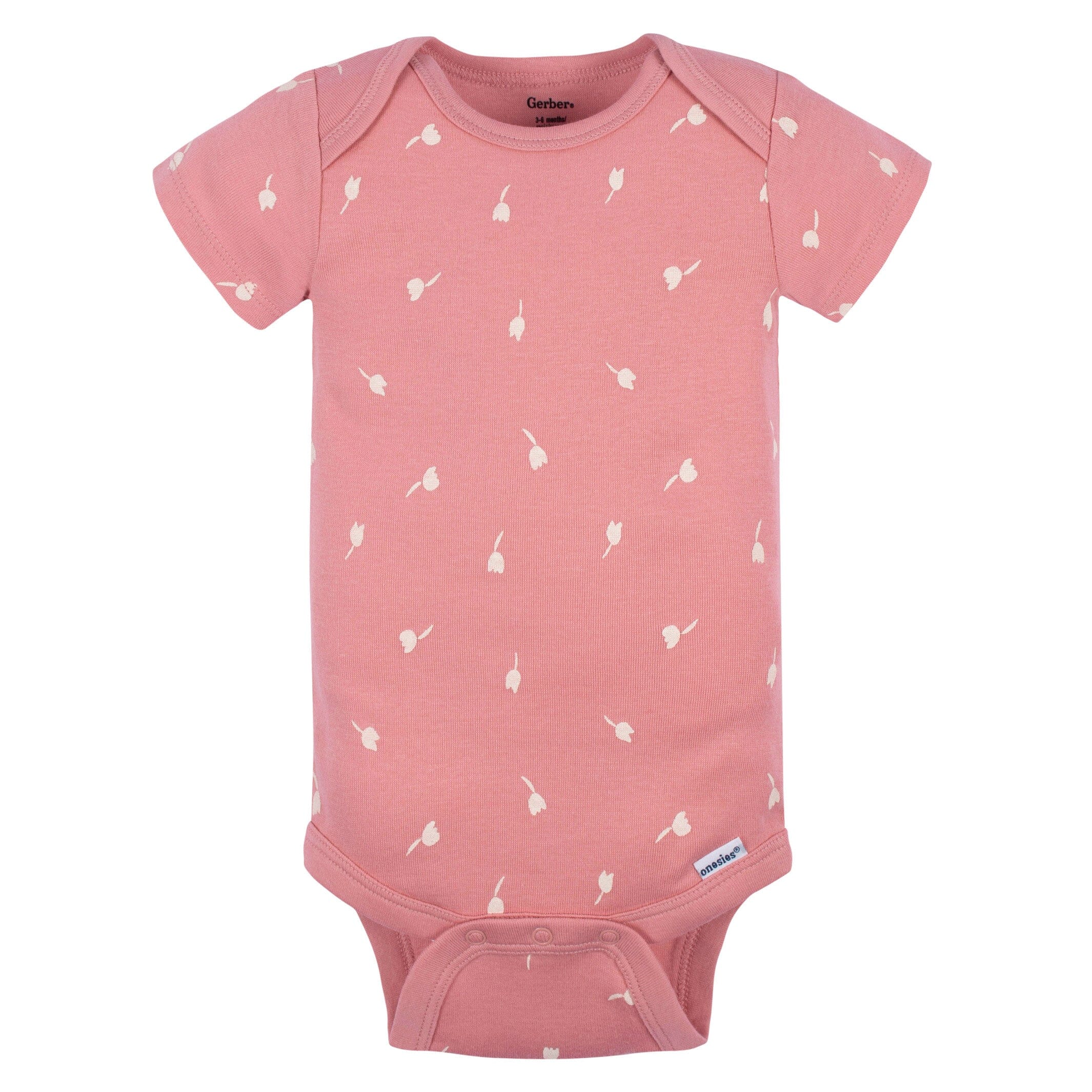 5-Pack Baby Girls Appley Sweet Short Sleeve Onesies® Bodysuits and Pants - Image 2