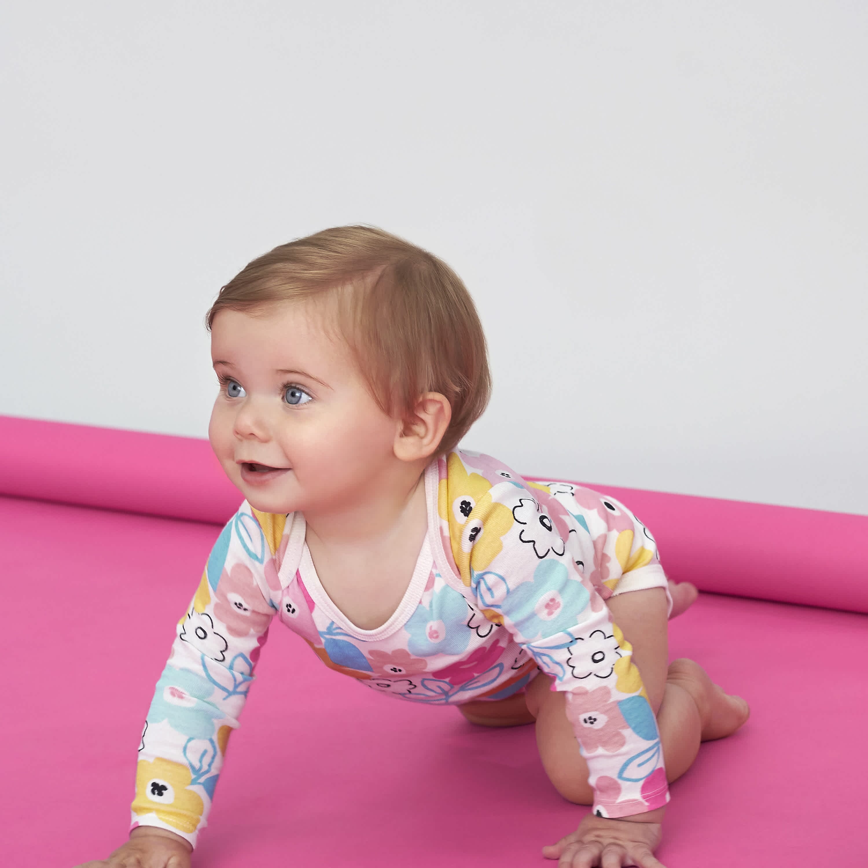 5-Pack Baby Girls Bear Long Sleeve Onesies® Bodysuits - Image 2