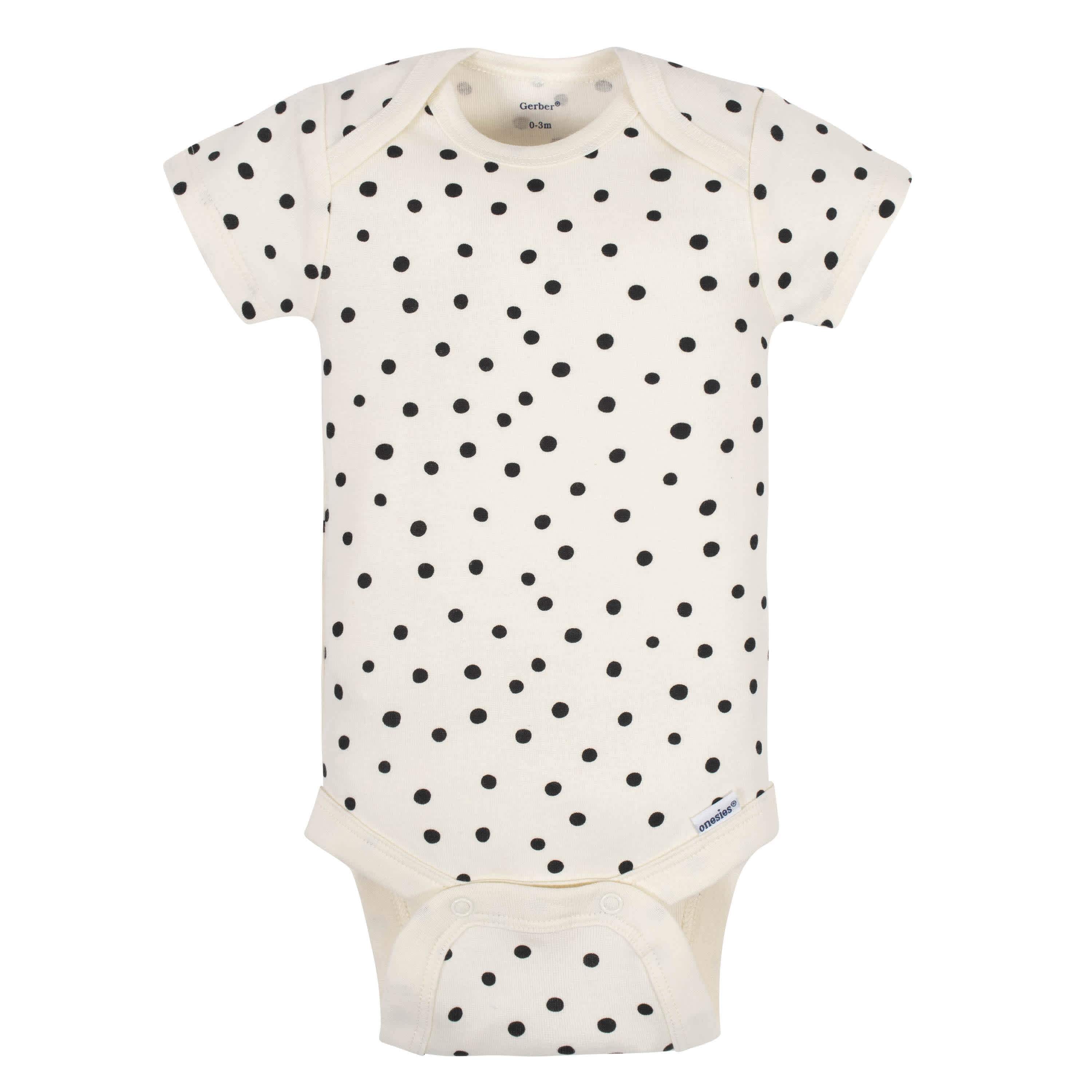 5-Pack Baby Girls Comfy Stretch Flower Pot Short Sleeve OnesiesĀ® Bodysuits - Image 5