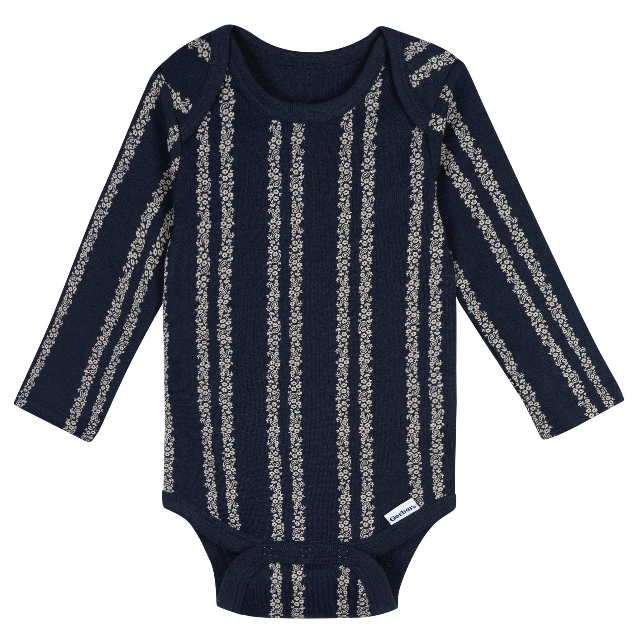 5-Pack Baby Girls Horses Long Sleeve Bodysuits - Image 4