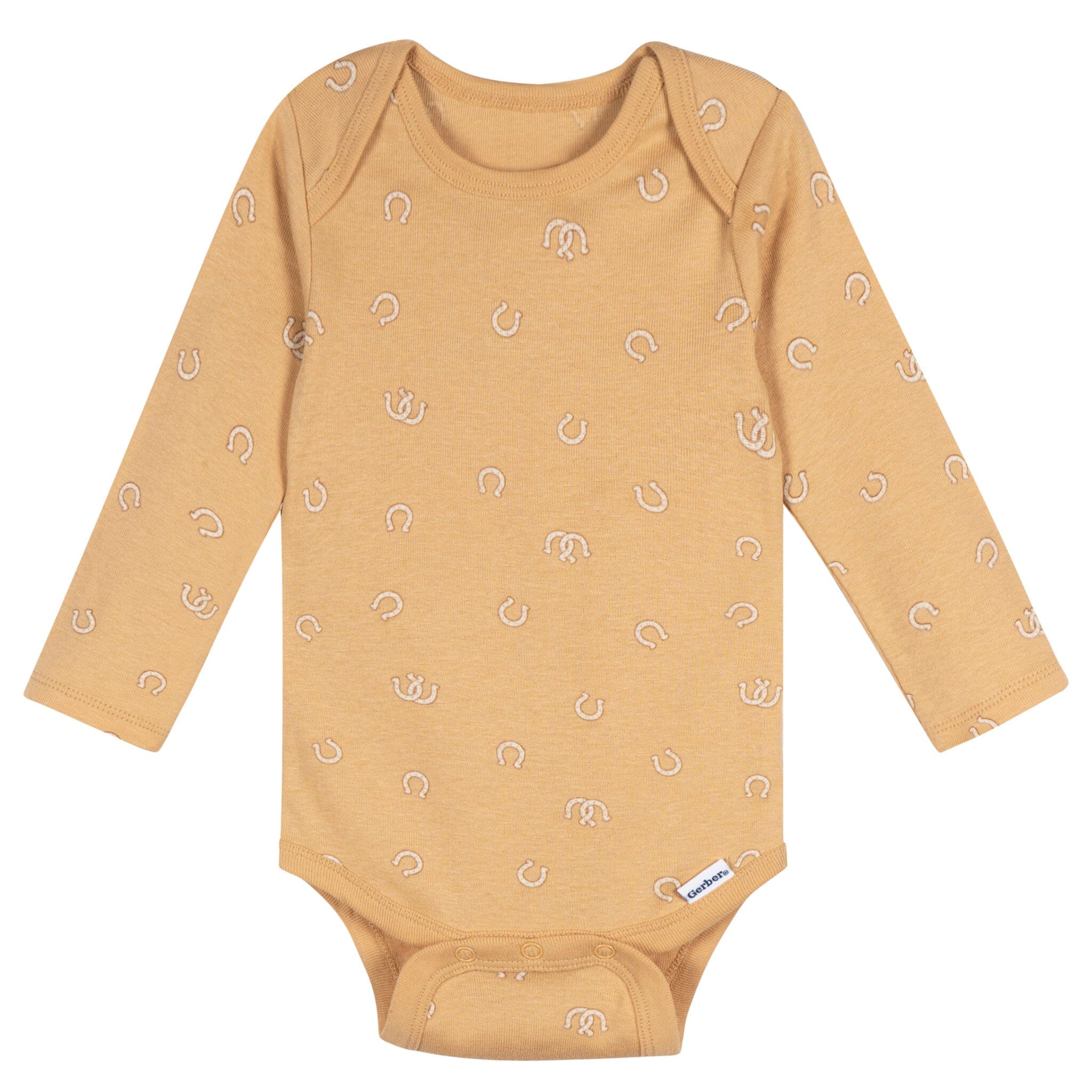 5-Pack Baby Girls Horses Long Sleeve Bodysuits - Image 6