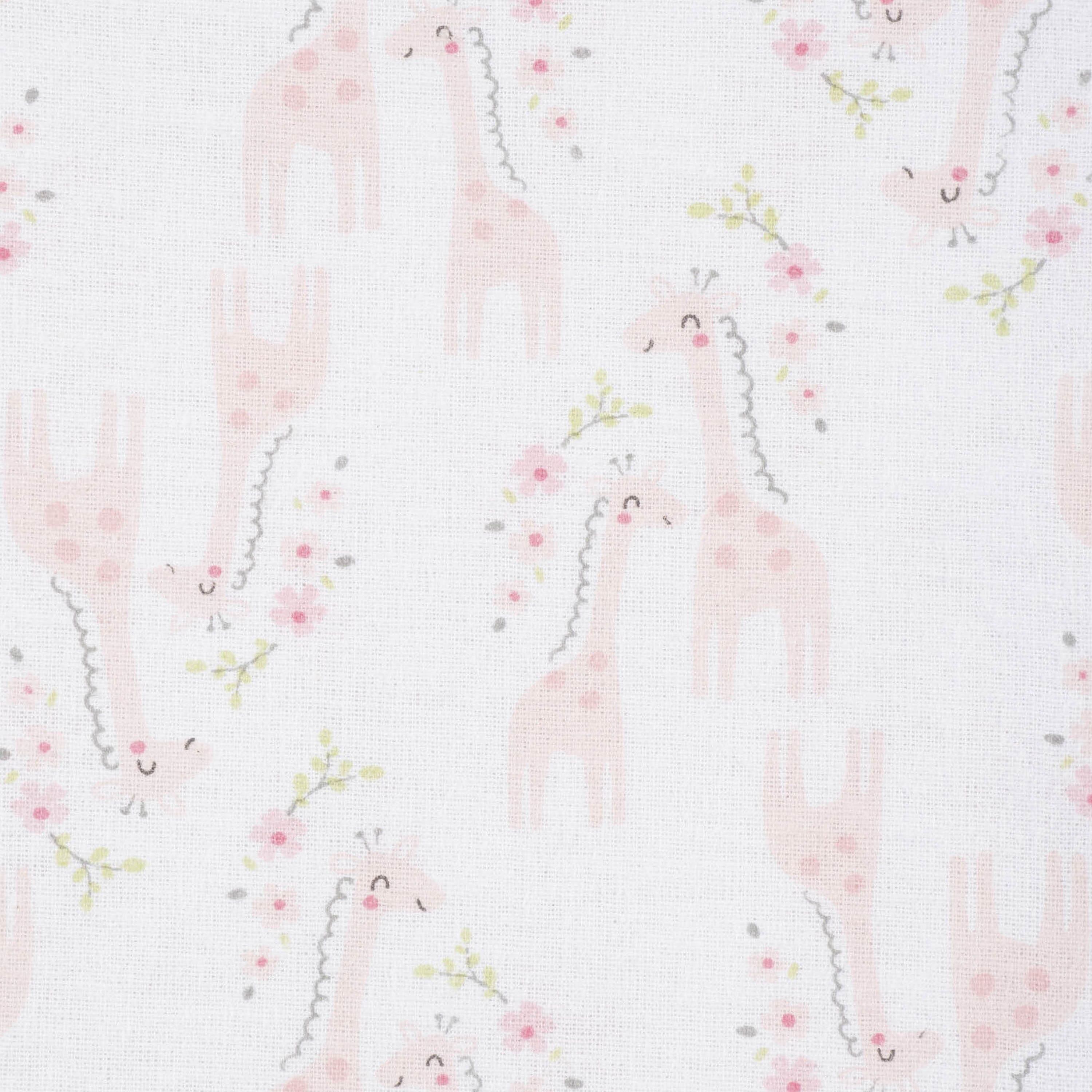 5-Pack Baby Girls Mommy & Me Giraffe Flannel Receiving Blankets - Image 5