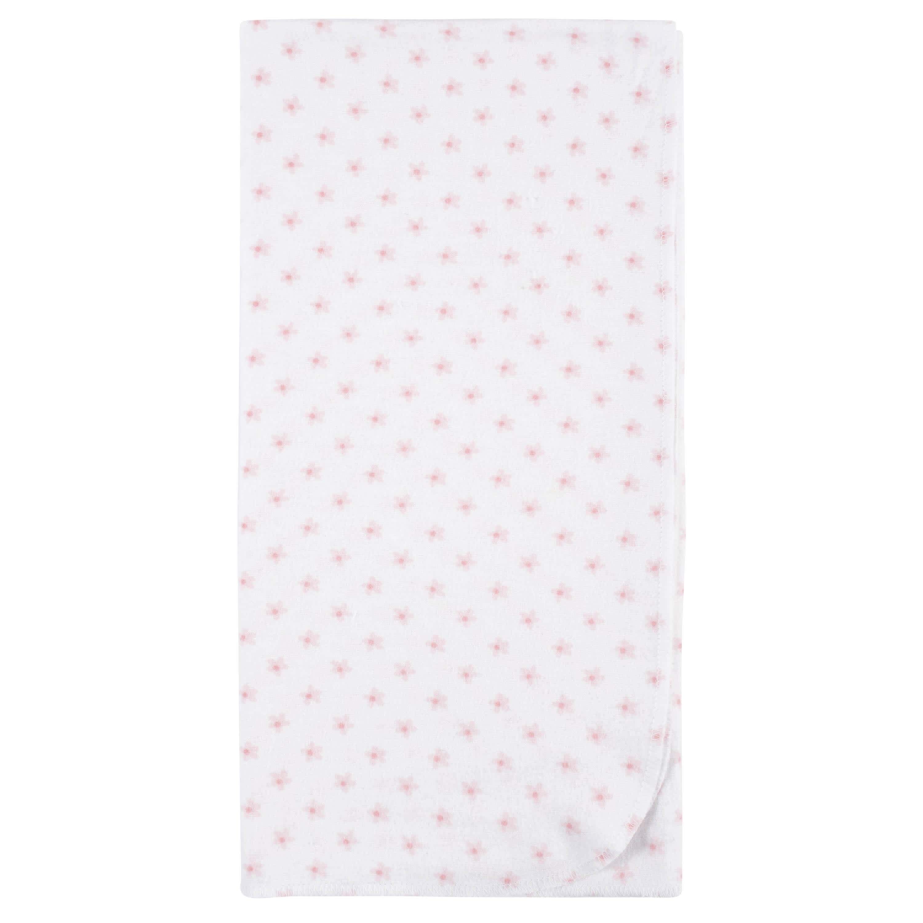 5-Pack Baby Girls Critters Flannel Receiving Blankets - Image 4
