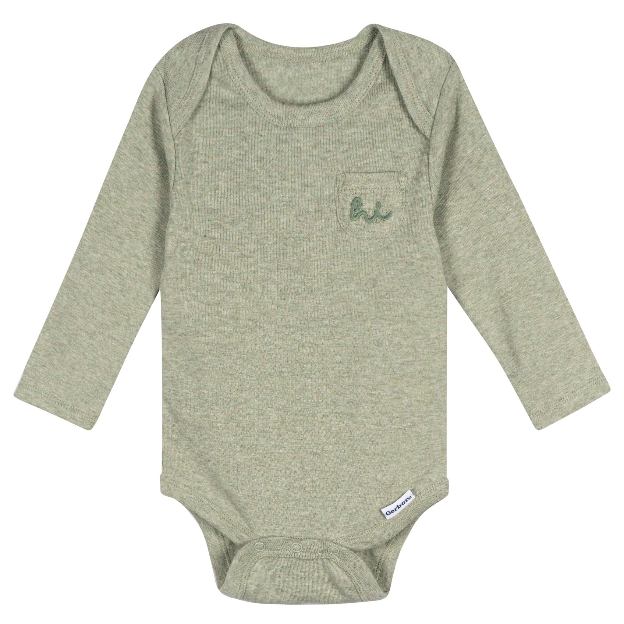 5-Pack Baby Neutral Fall Feels Long Sleeve Bodysuits - Image 2