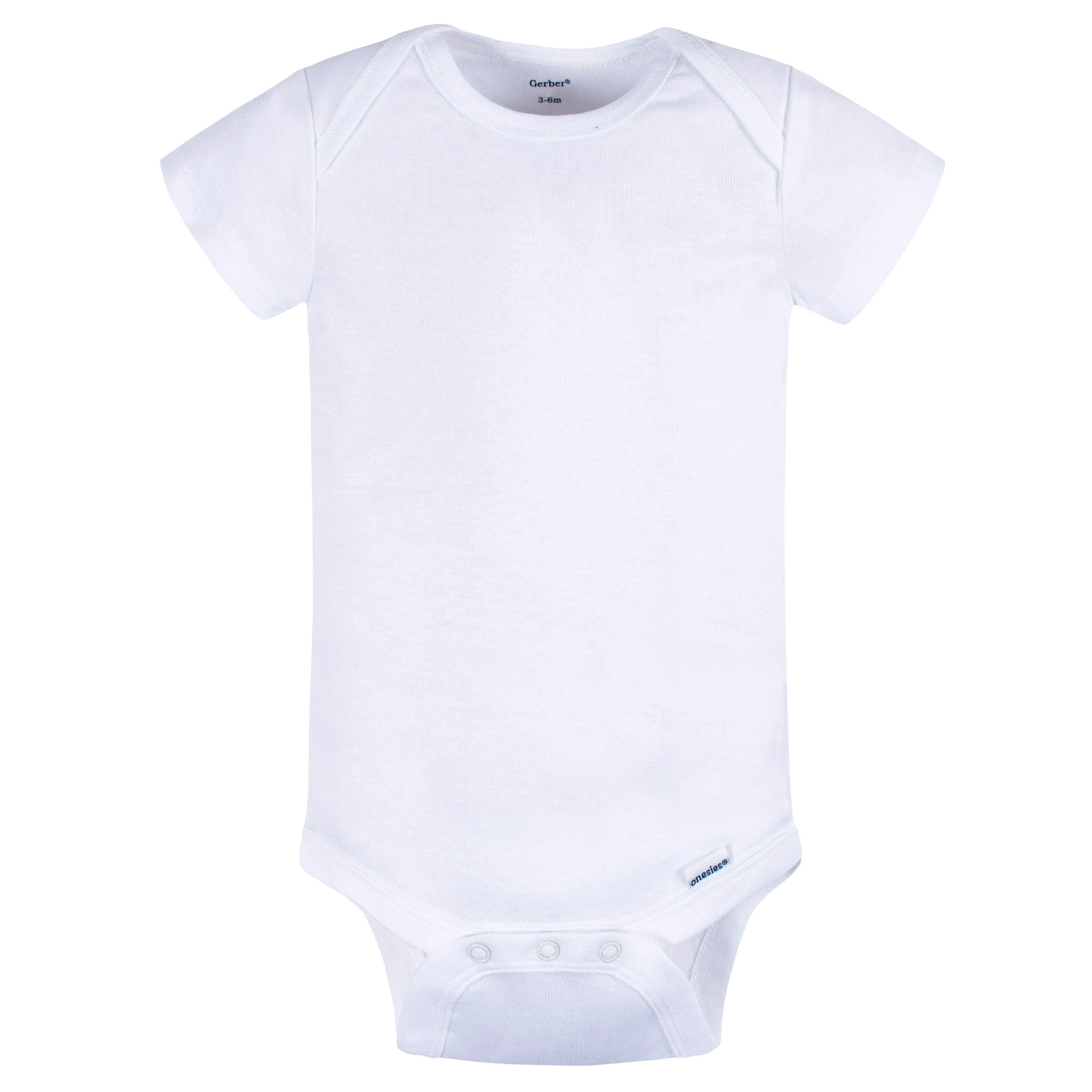 5-Pack Baby Neutral Greys Short Sleeve Onesies® Bodysuits - Image 2