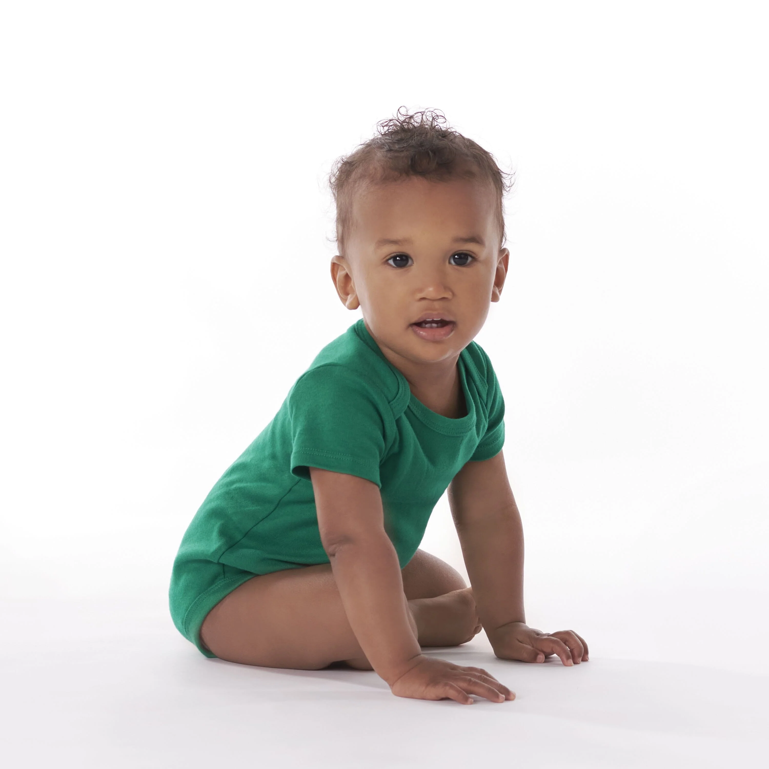 Onesies® Baby 5-Pack Green Bodysuits - Image 4