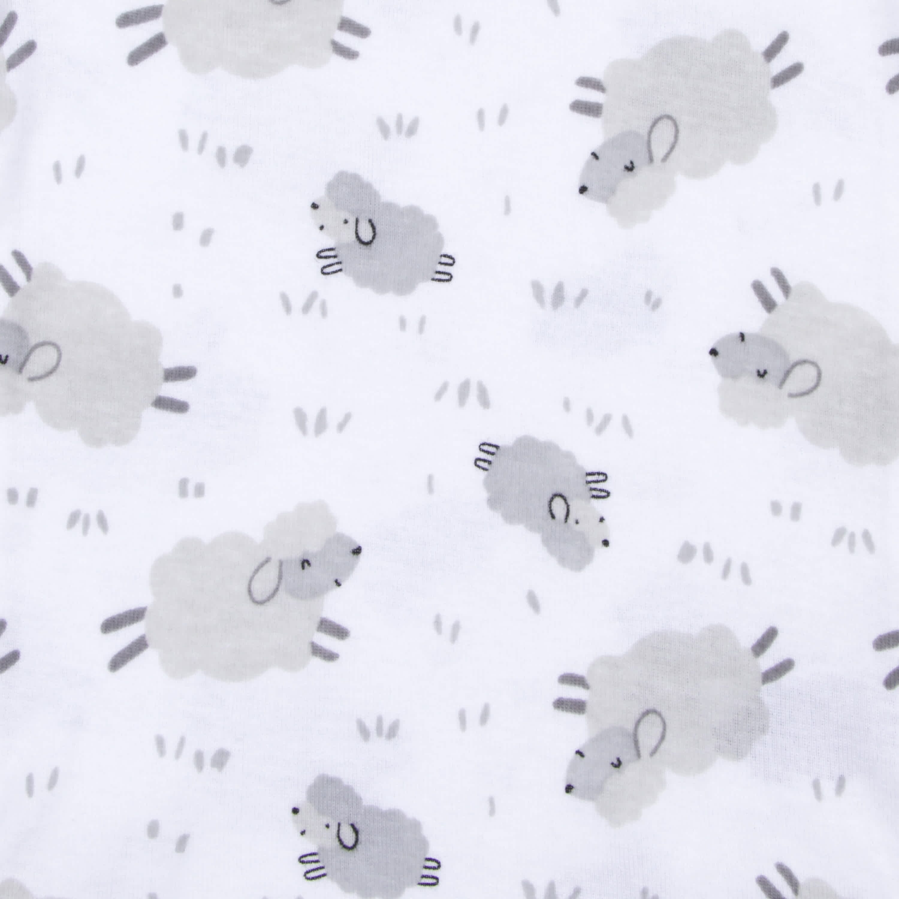 5-Pack Baby Neutral Lamb Short Sleeve Onesies® Bodysuits - Image 5