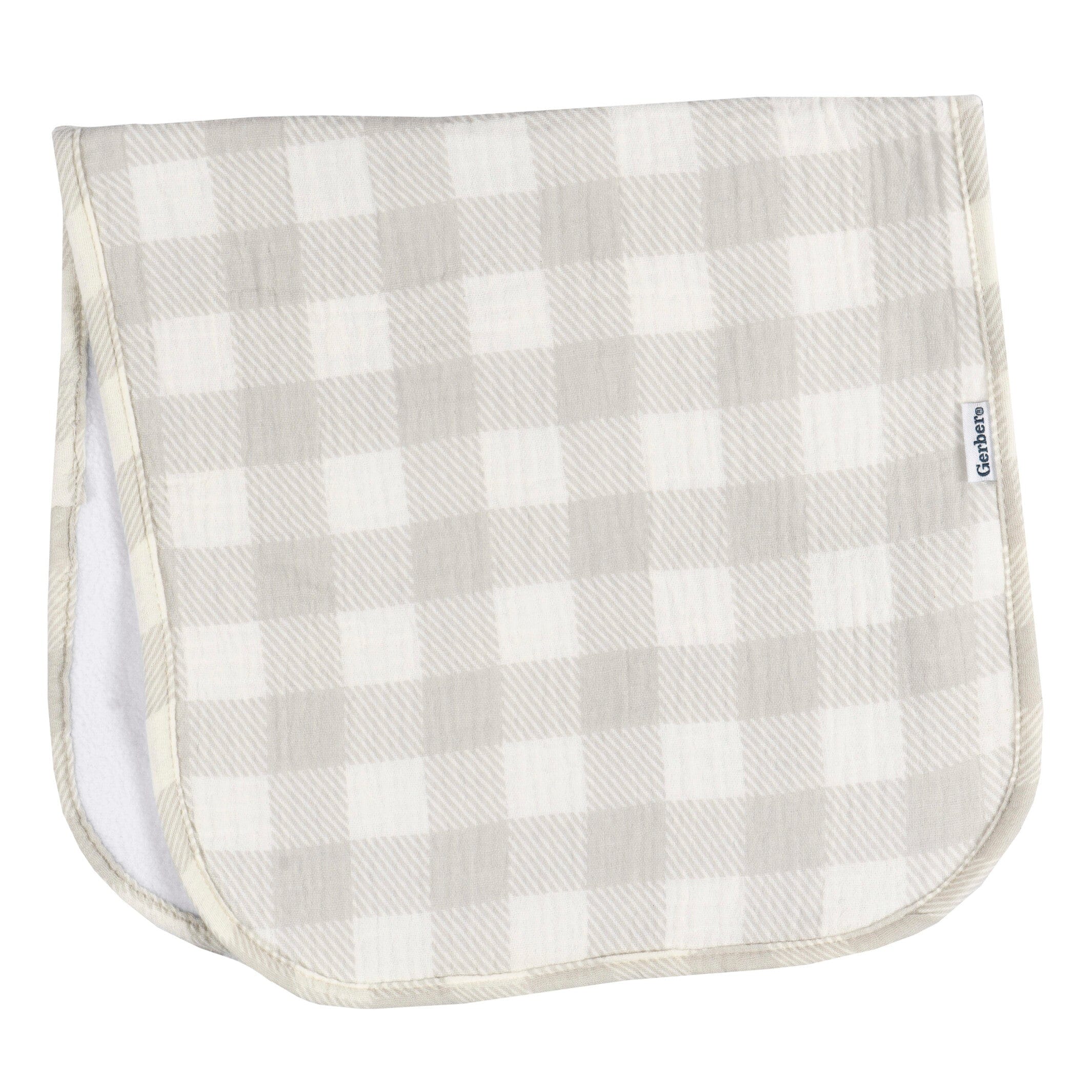 5-Pack Baby Neutral Stars Muslin Burp Cloths - Image 4