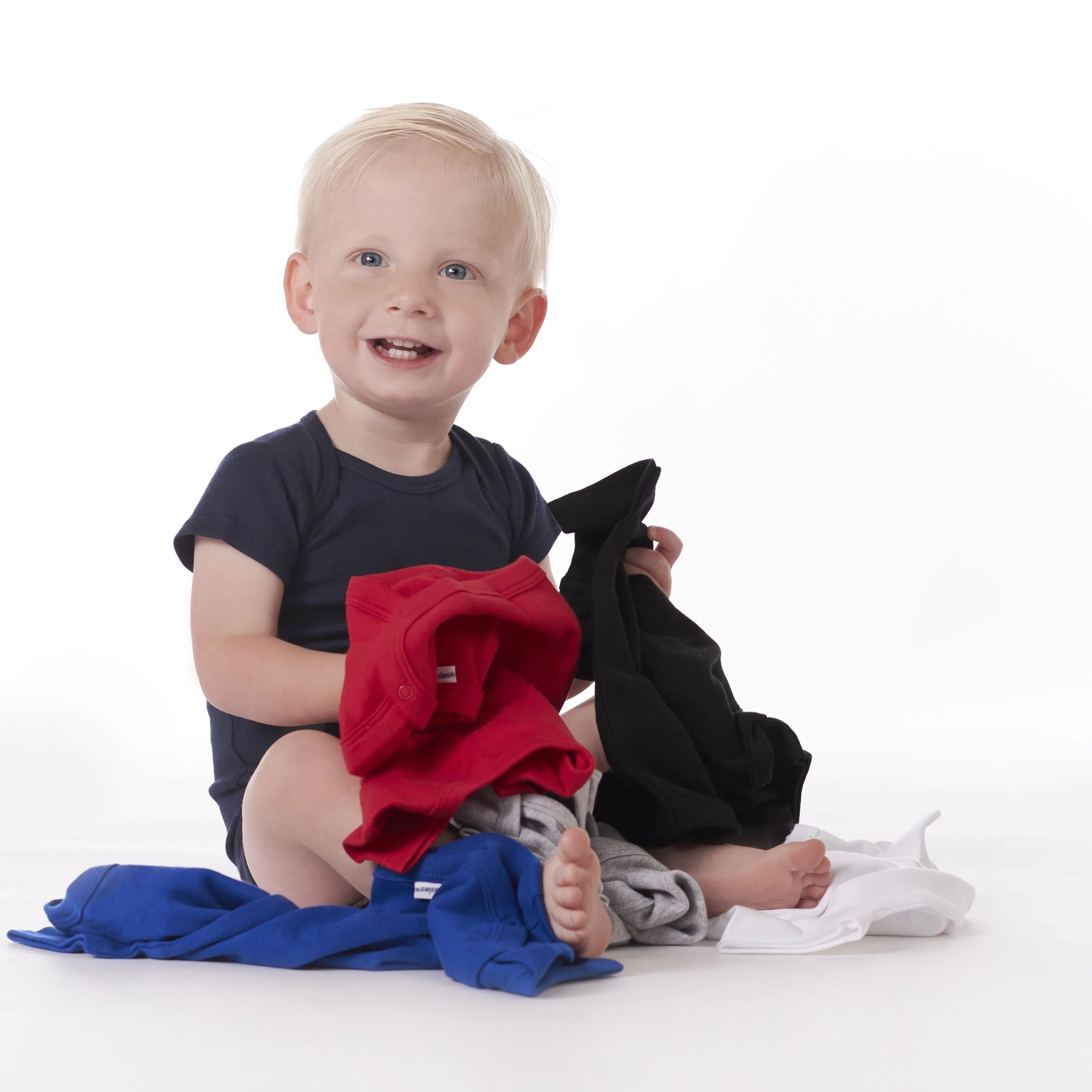5-Pack Baby Navy Onesies® Bodysuits - Image 5