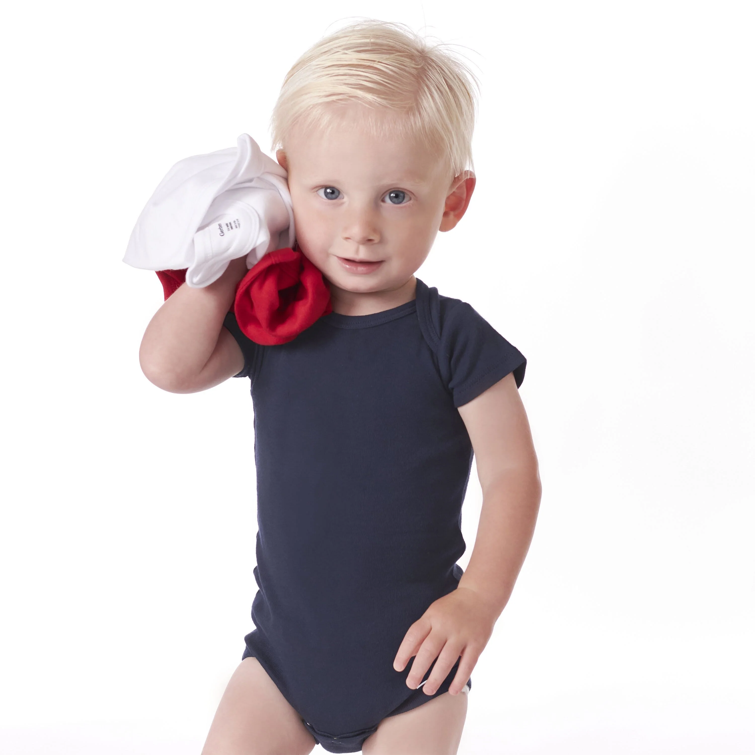 5-Pack Baby Navy Onesies® Bodysuits - Image 6