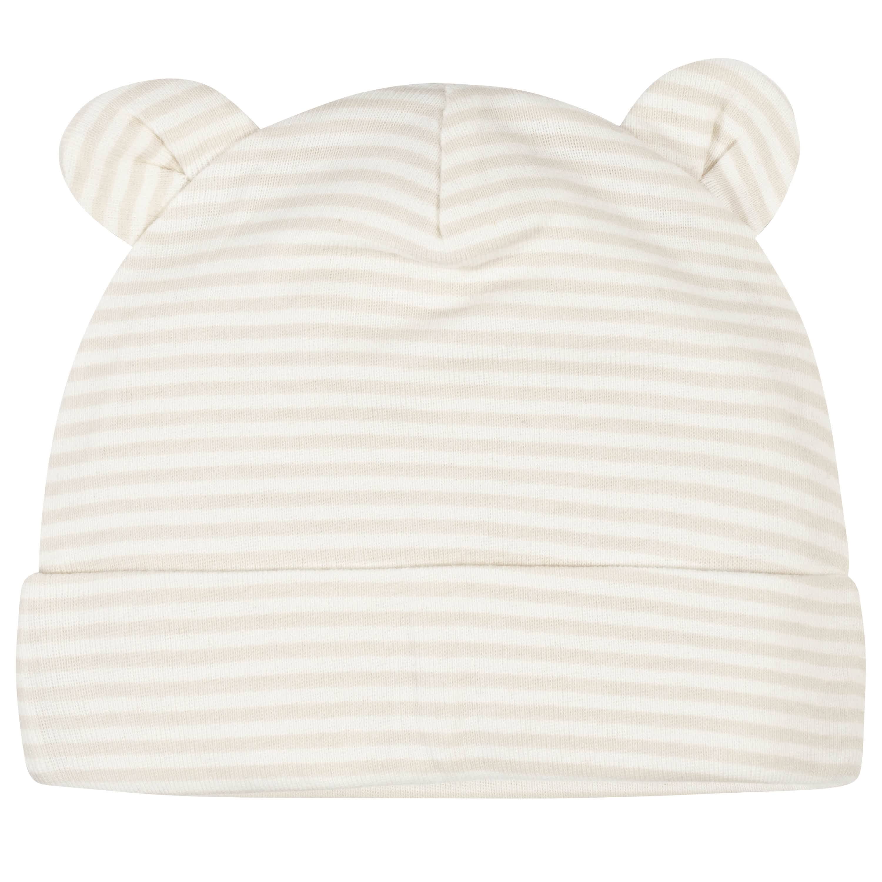 5-Pack Baby Neutral Safari Caps - Image 2