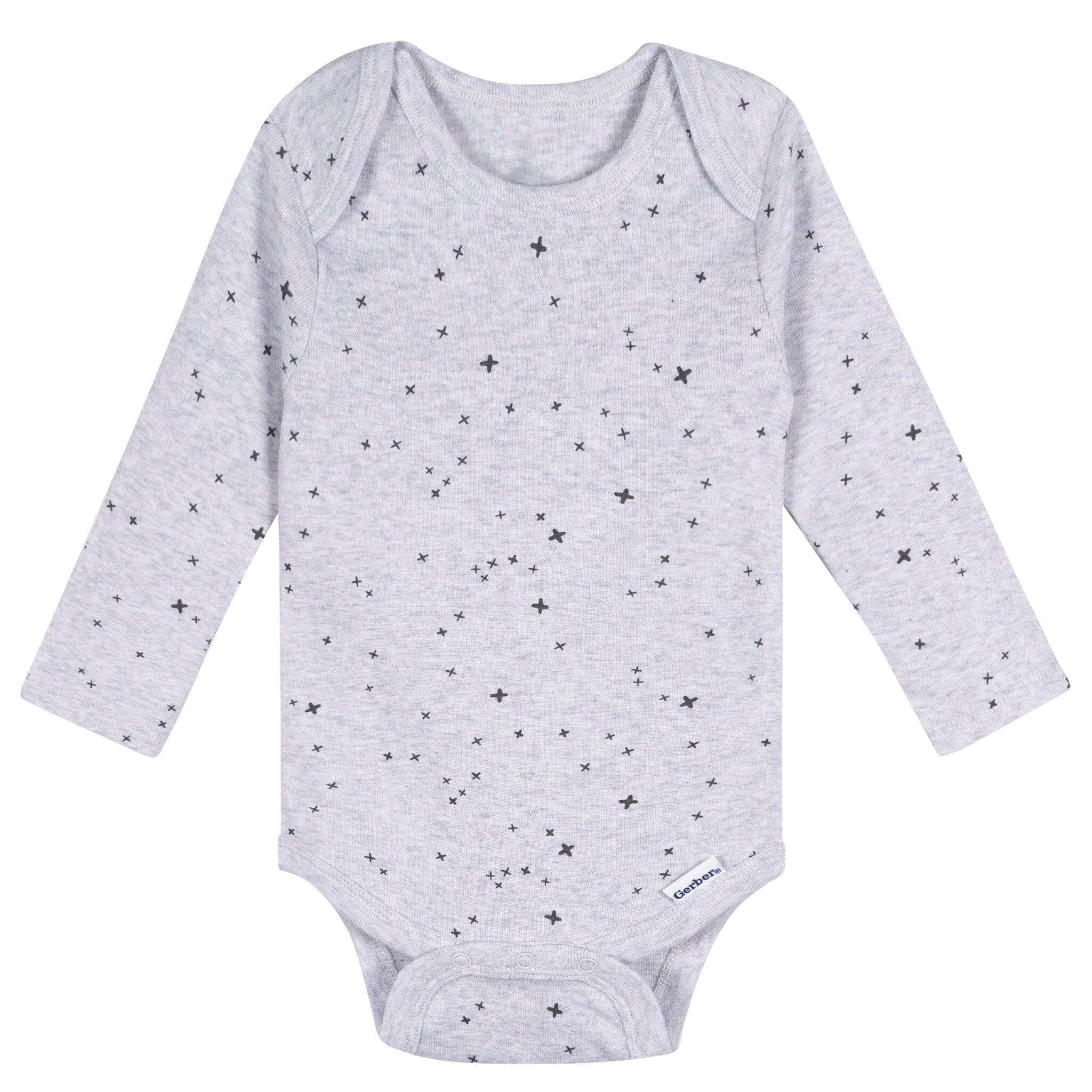 5-Pack Baby Neutral Stars Long Sleeve Bodysuits - Image 4