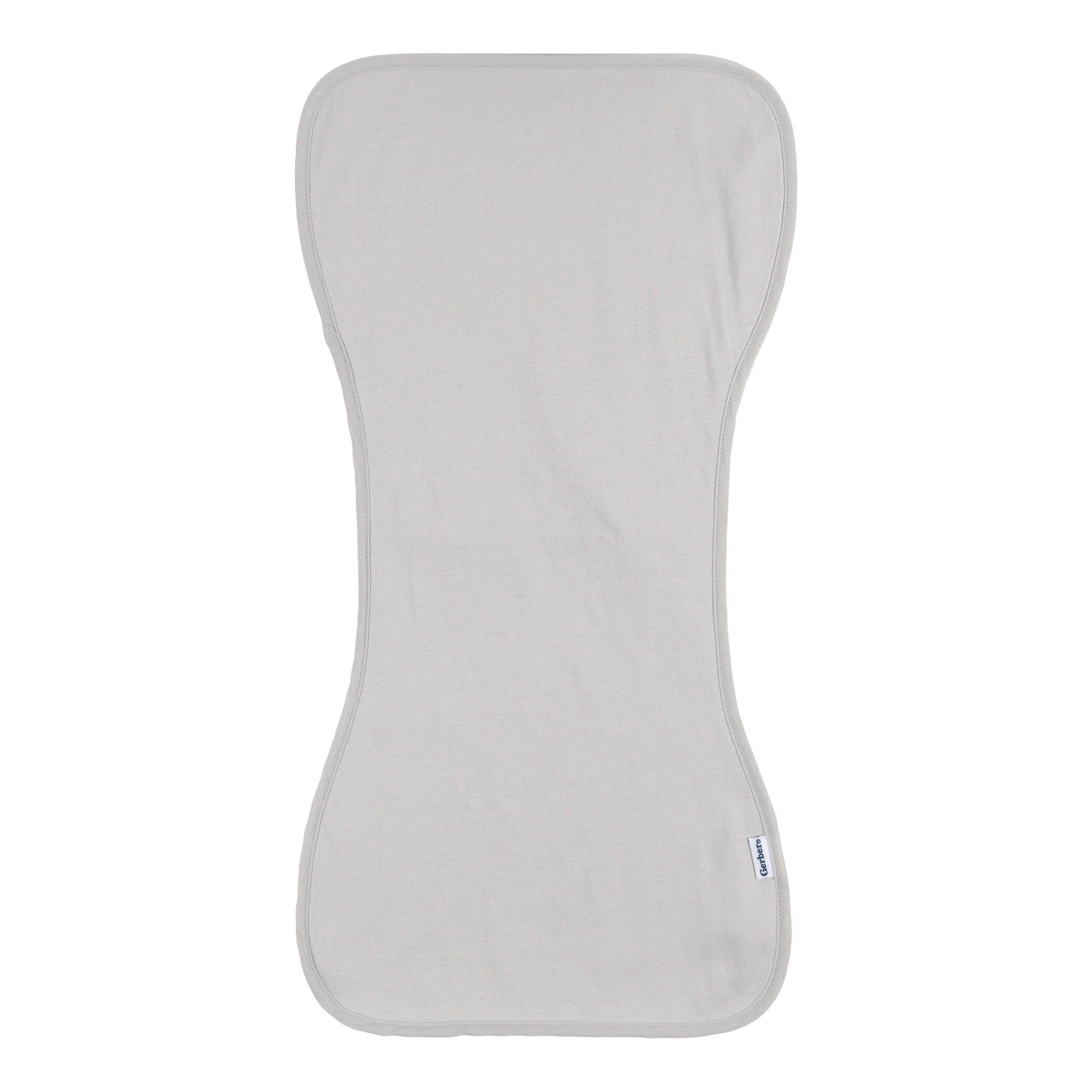 5-Pack Baby Neutral White & Black Jersey Burp Cloths - Image 3