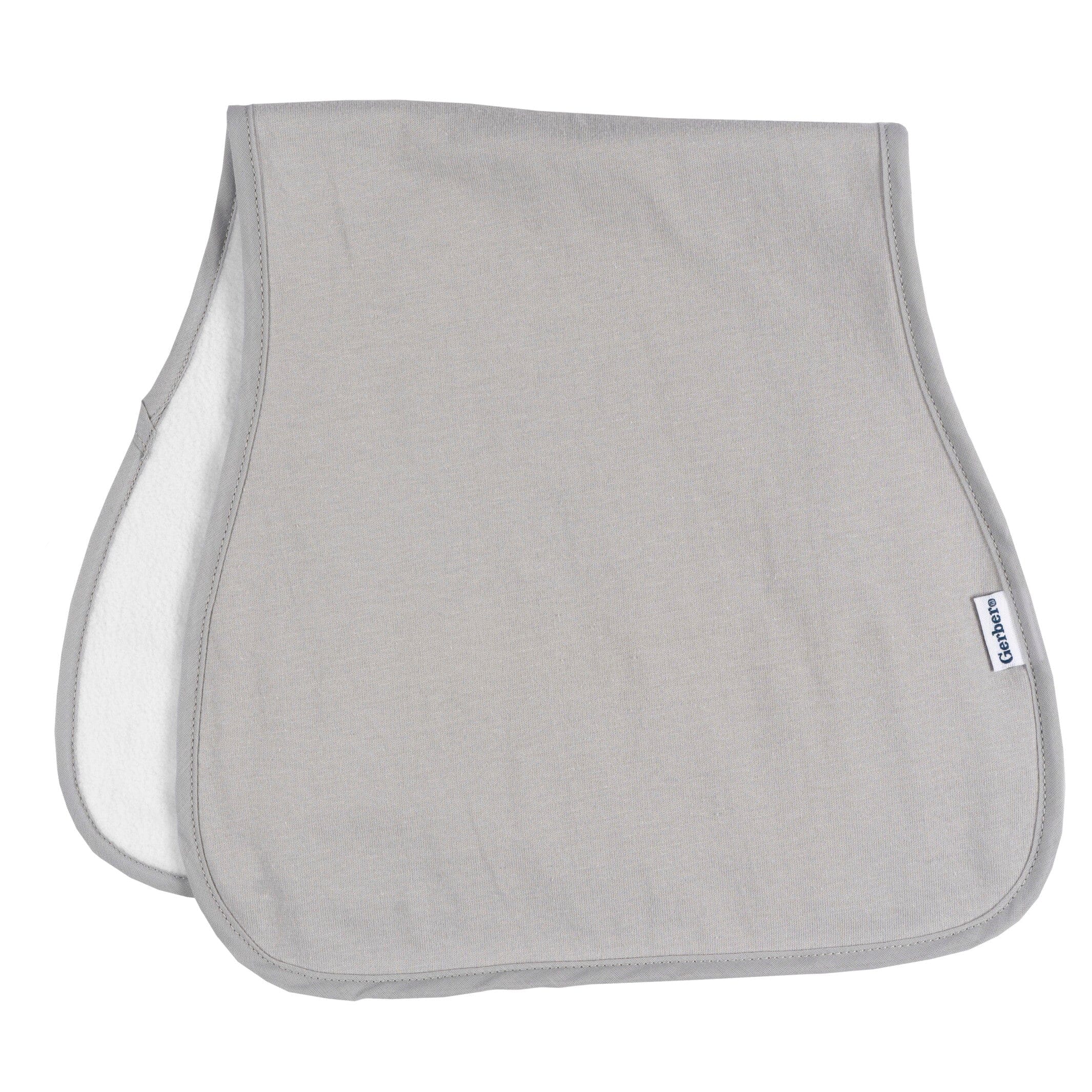 5-Pack Baby Neutral White & Black Jersey Burp Cloths - Image 7