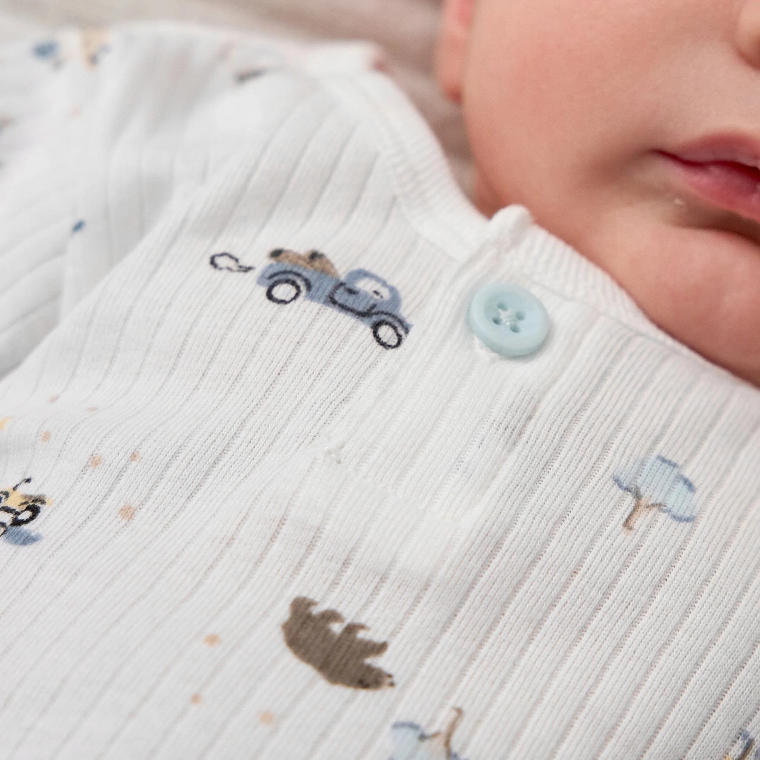 5-Piece Baby Boys Road Trip Bodysuits & Pants Set - Image 2