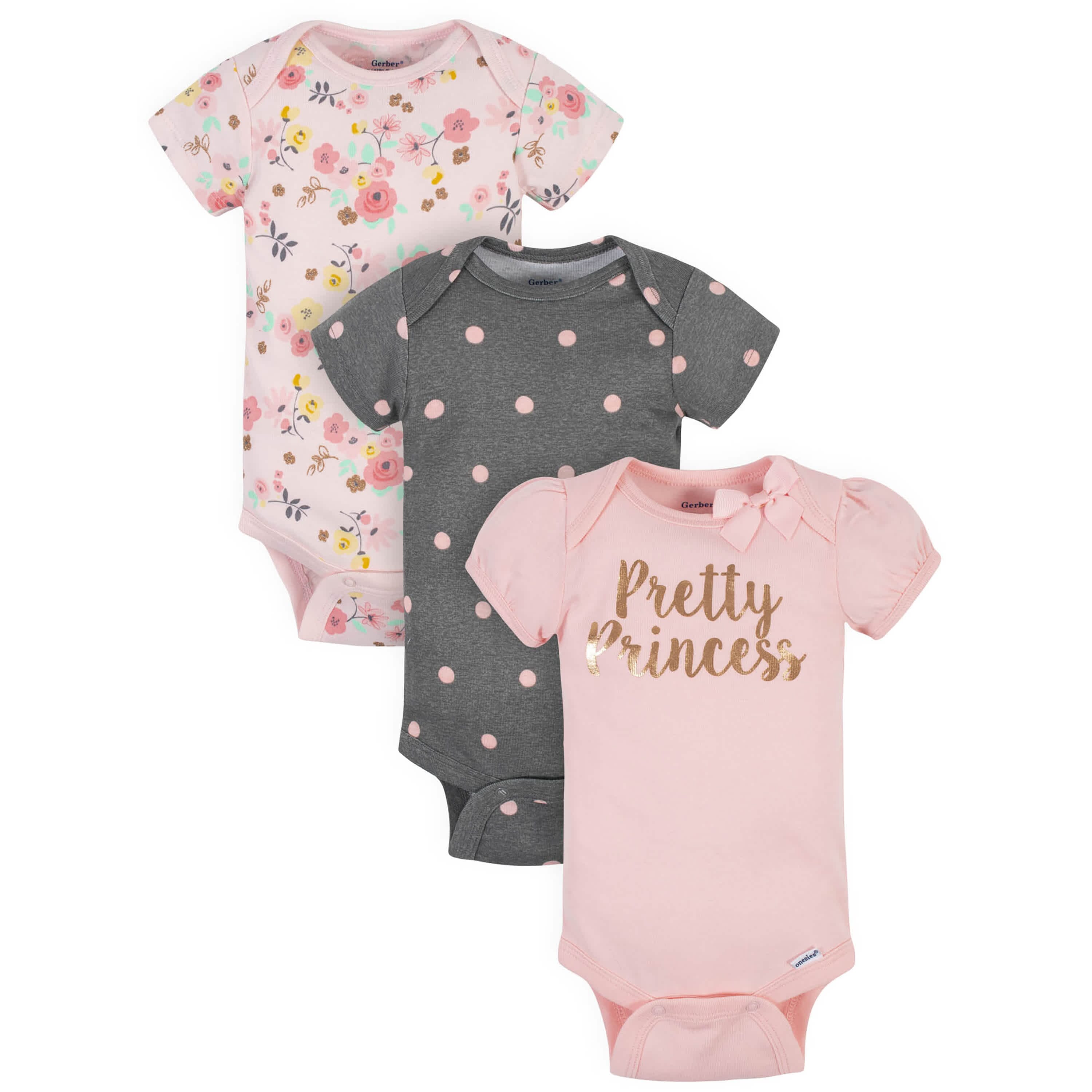 5-Piece Baby Girls Love You Onesies® Bodysuits & Pants Set - Image 2