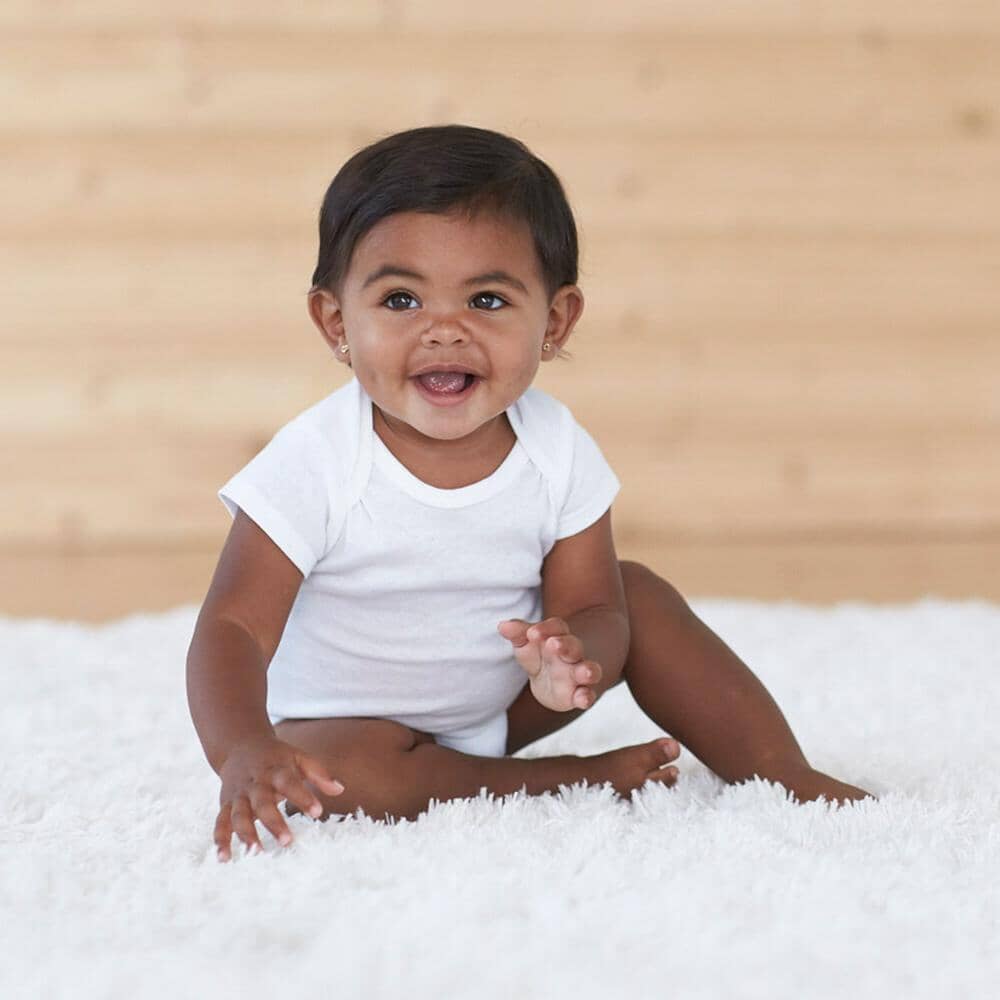 Onesies® Baby 5-Pack White Bodysuits - Image 2