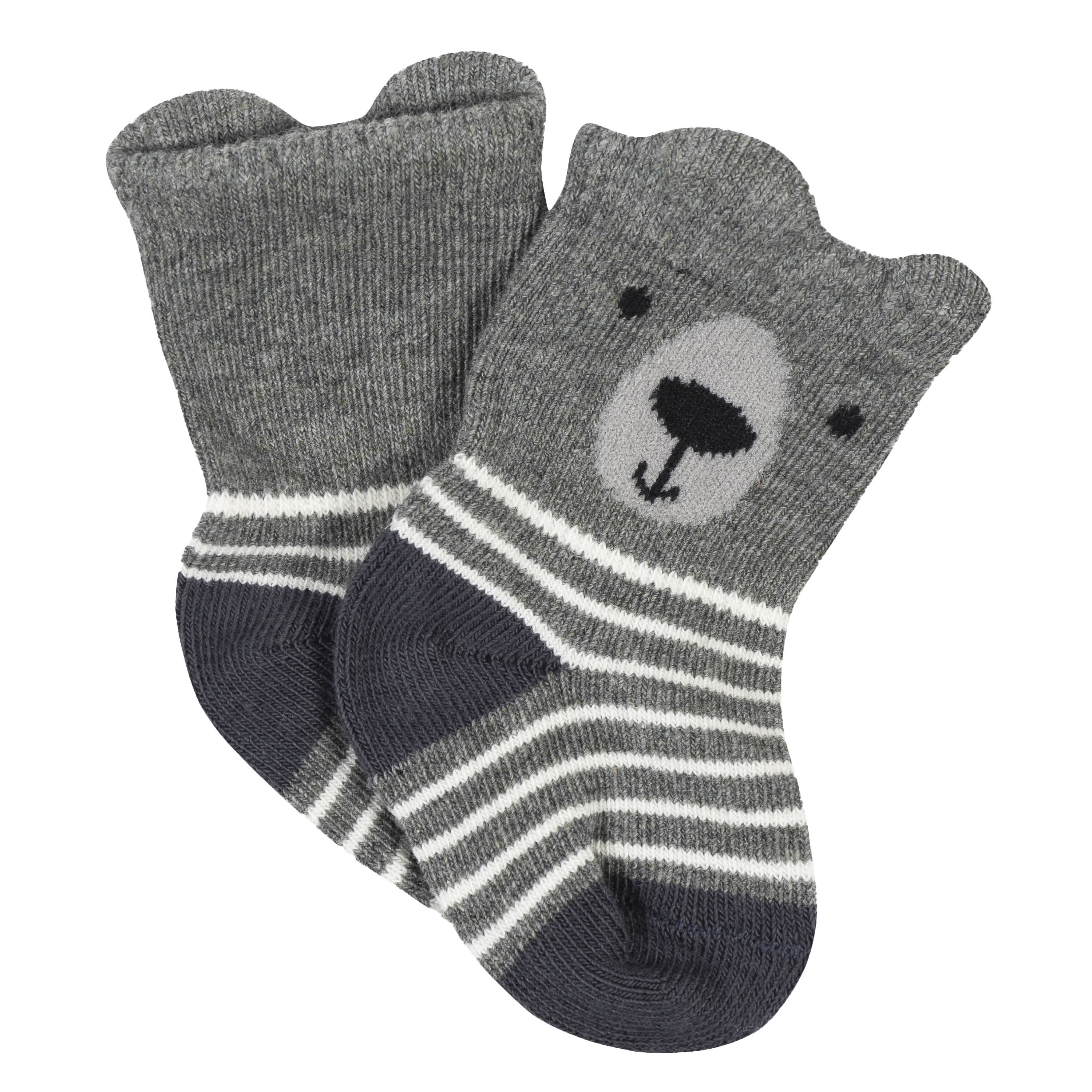 6-Pack Baby Boys Bear Wiggle Proof® Socks - Image 3