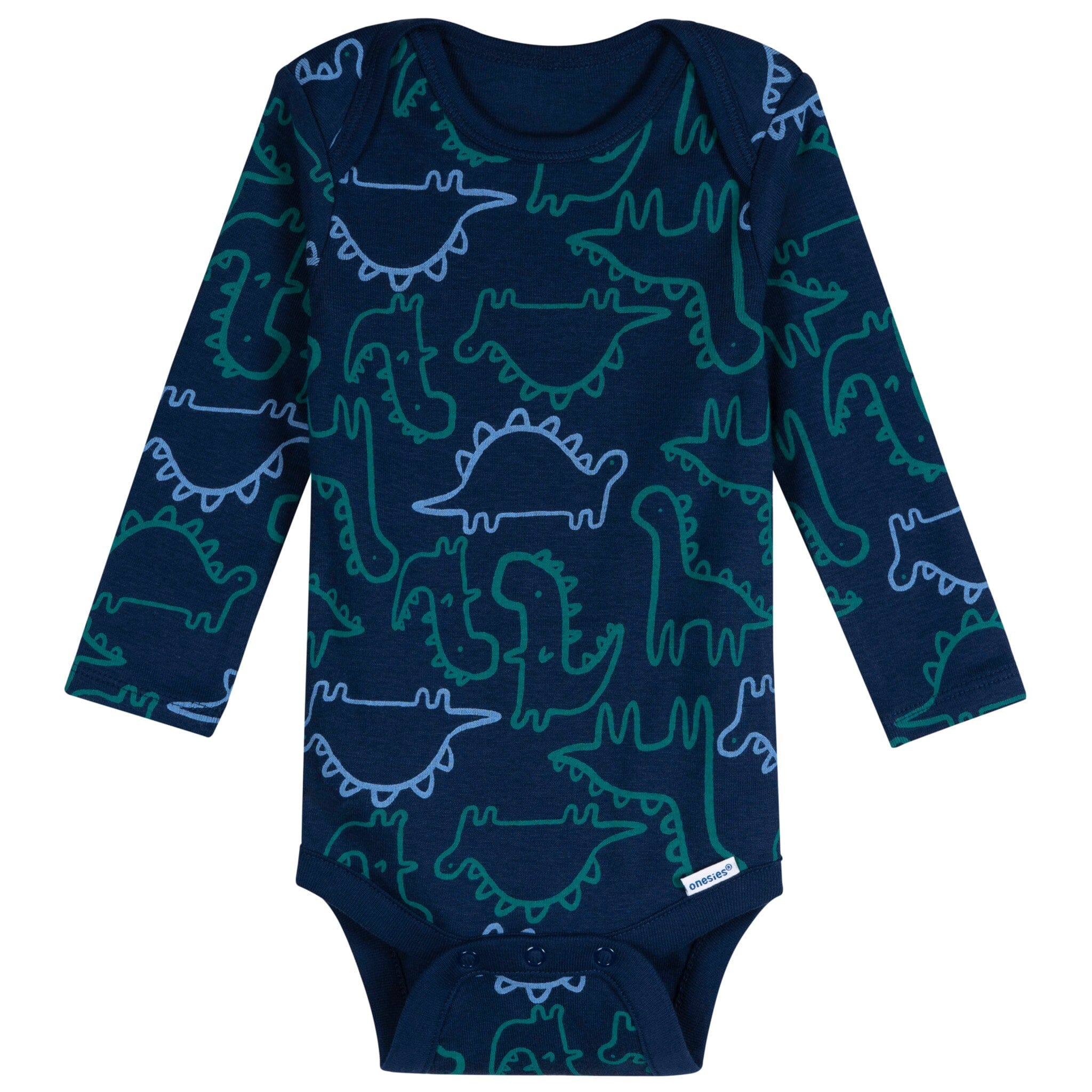 6-Pack Baby Boys Dinos Long Sleeve Onesies® Bodysuits - Image 8
