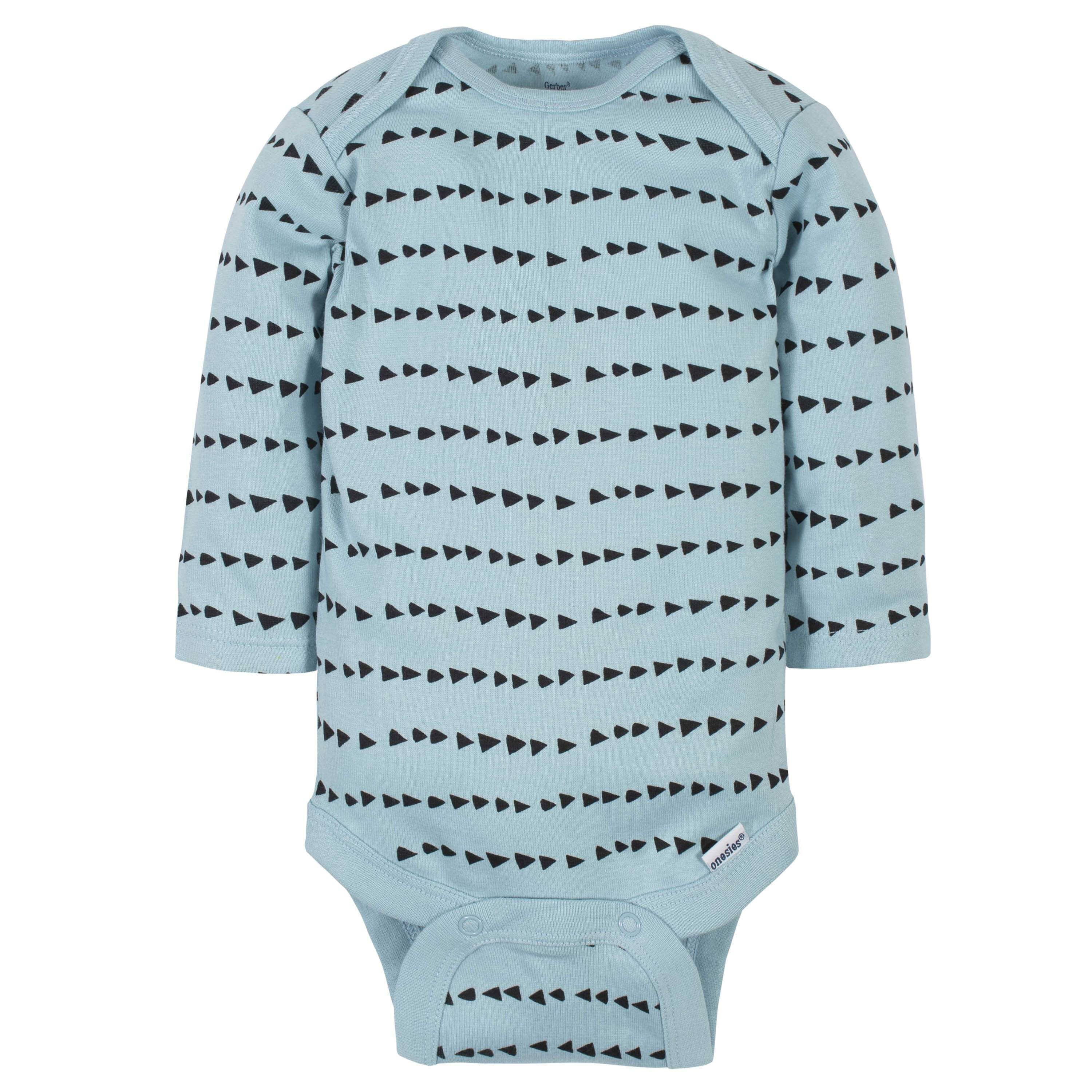 6-Pack Baby Boys Dinosaur Long Sleeve Onesies® Bodysuits - Image 4