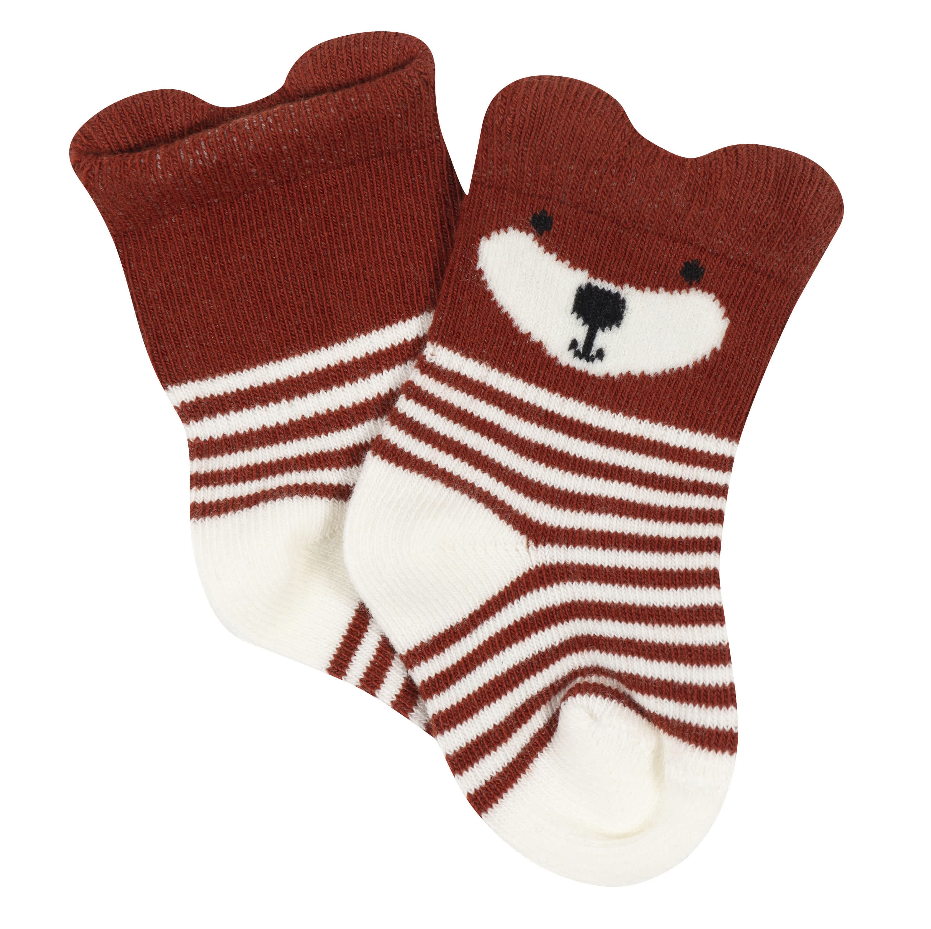 6-Pack Baby Boys Fox Wiggle Proof® Socks - Image 2