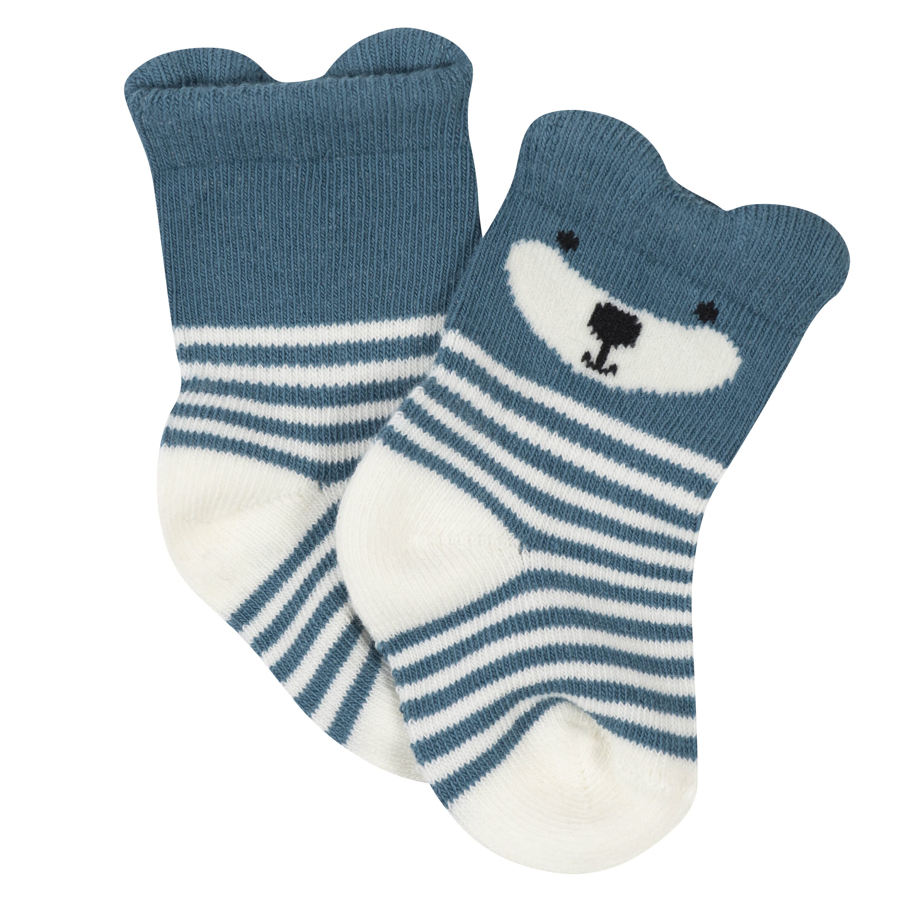 6-Pack Baby Boys Fox Wiggle Proof® Socks - Image 3