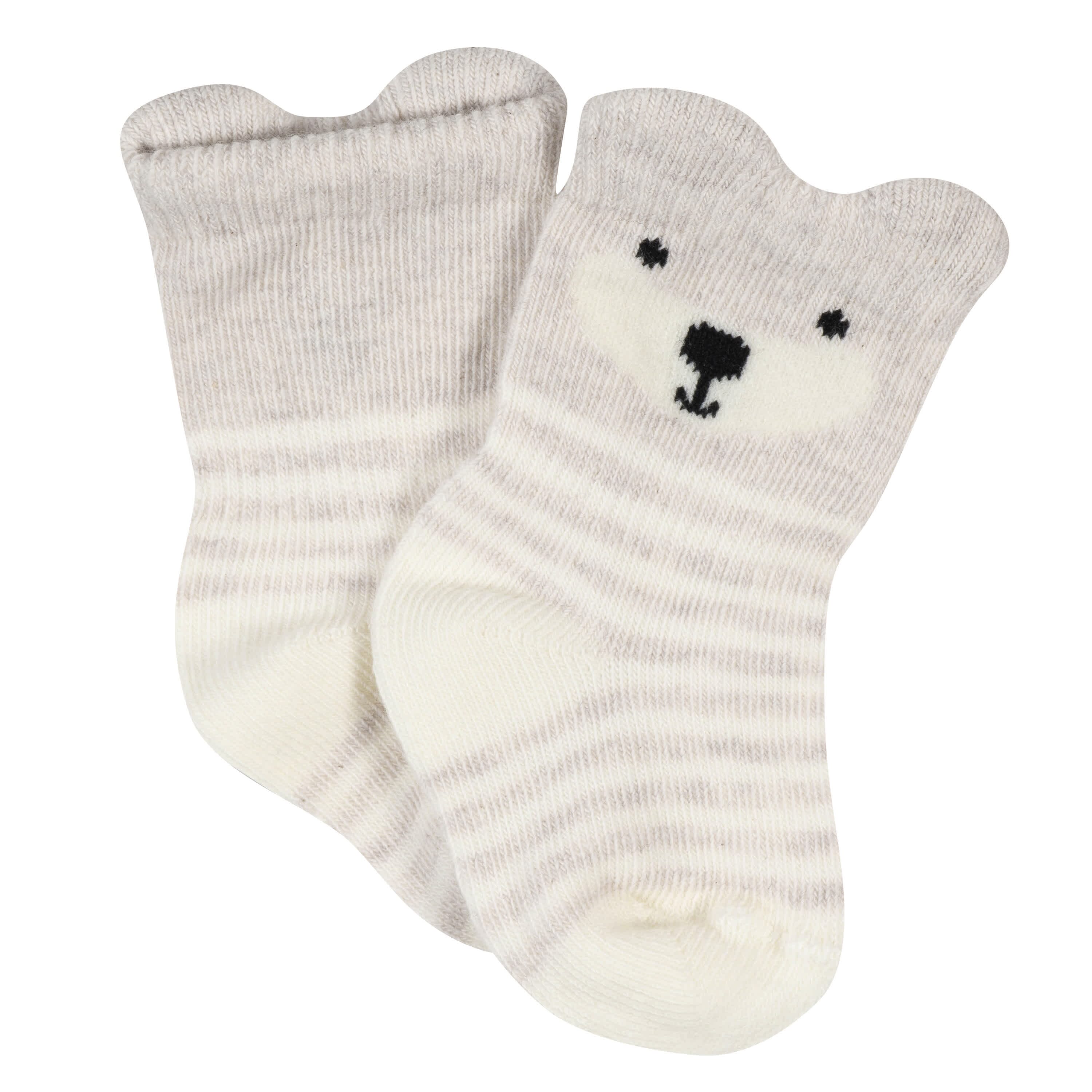 6-Pack Baby Boys Fox Wiggle Proof® Socks - Image 4