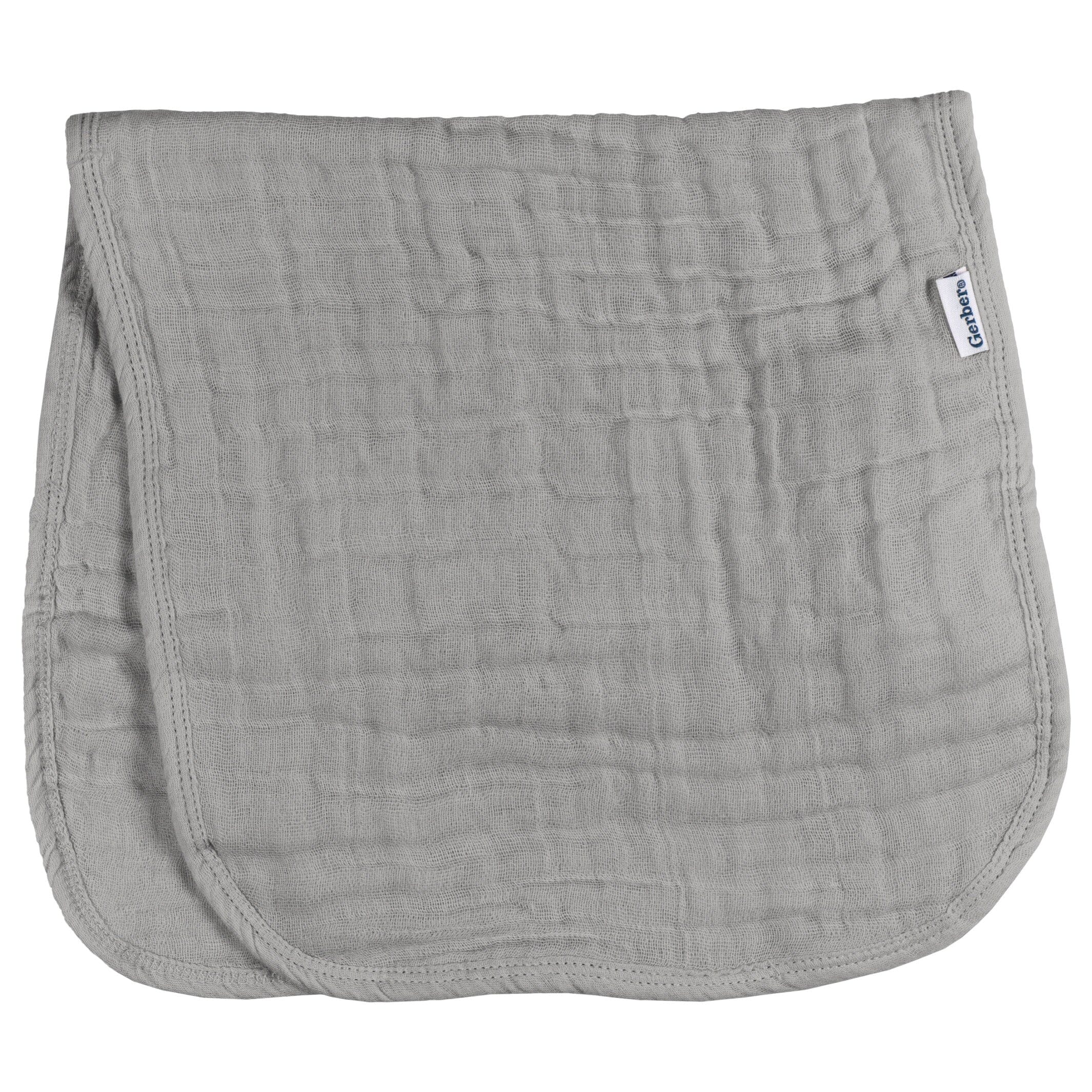 6-Pack Baby Boys Blues & Browns Muslin Burp Cloths - Image 5