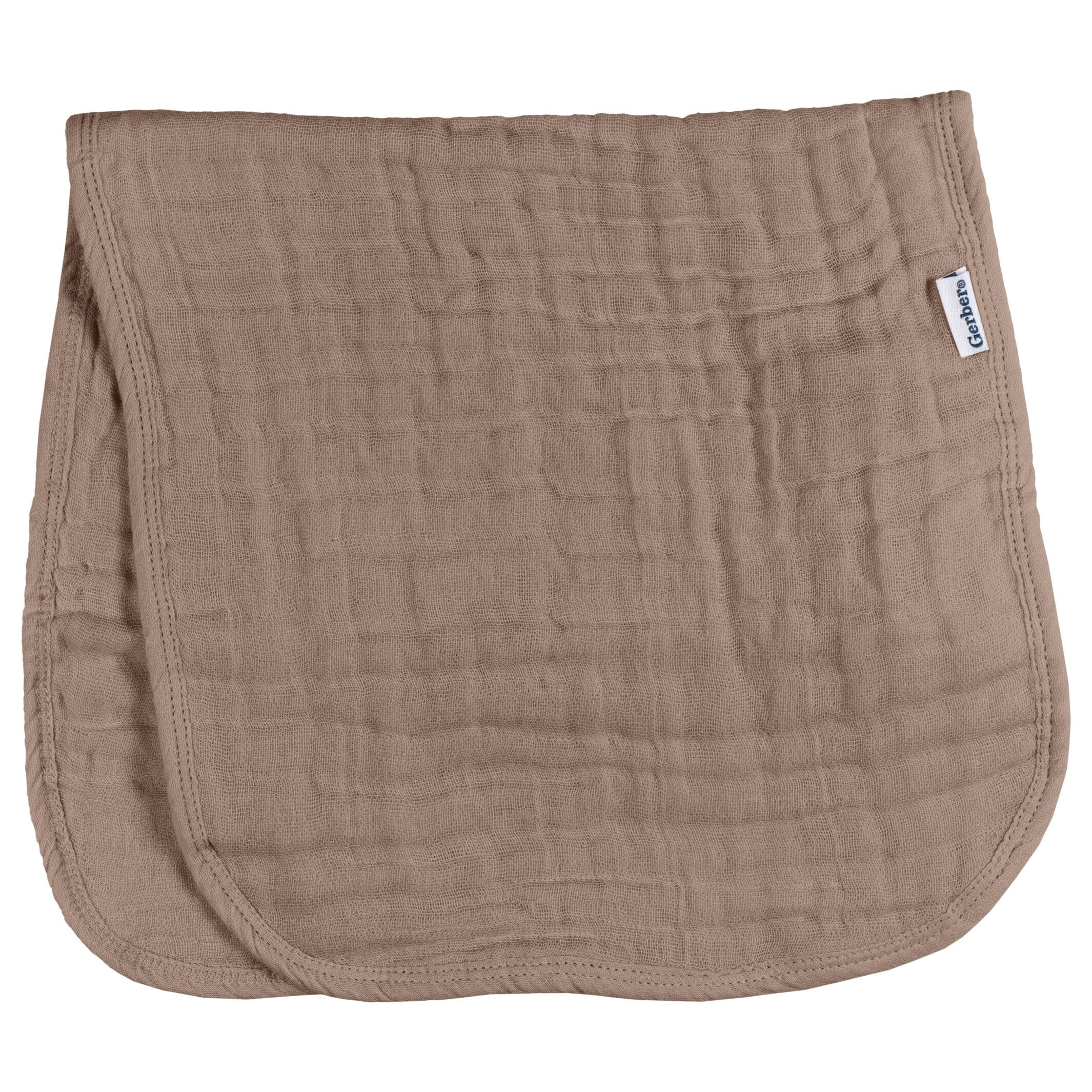 6-Pack Baby Boys Blues & Browns Muslin Burp Cloths - Image 7
