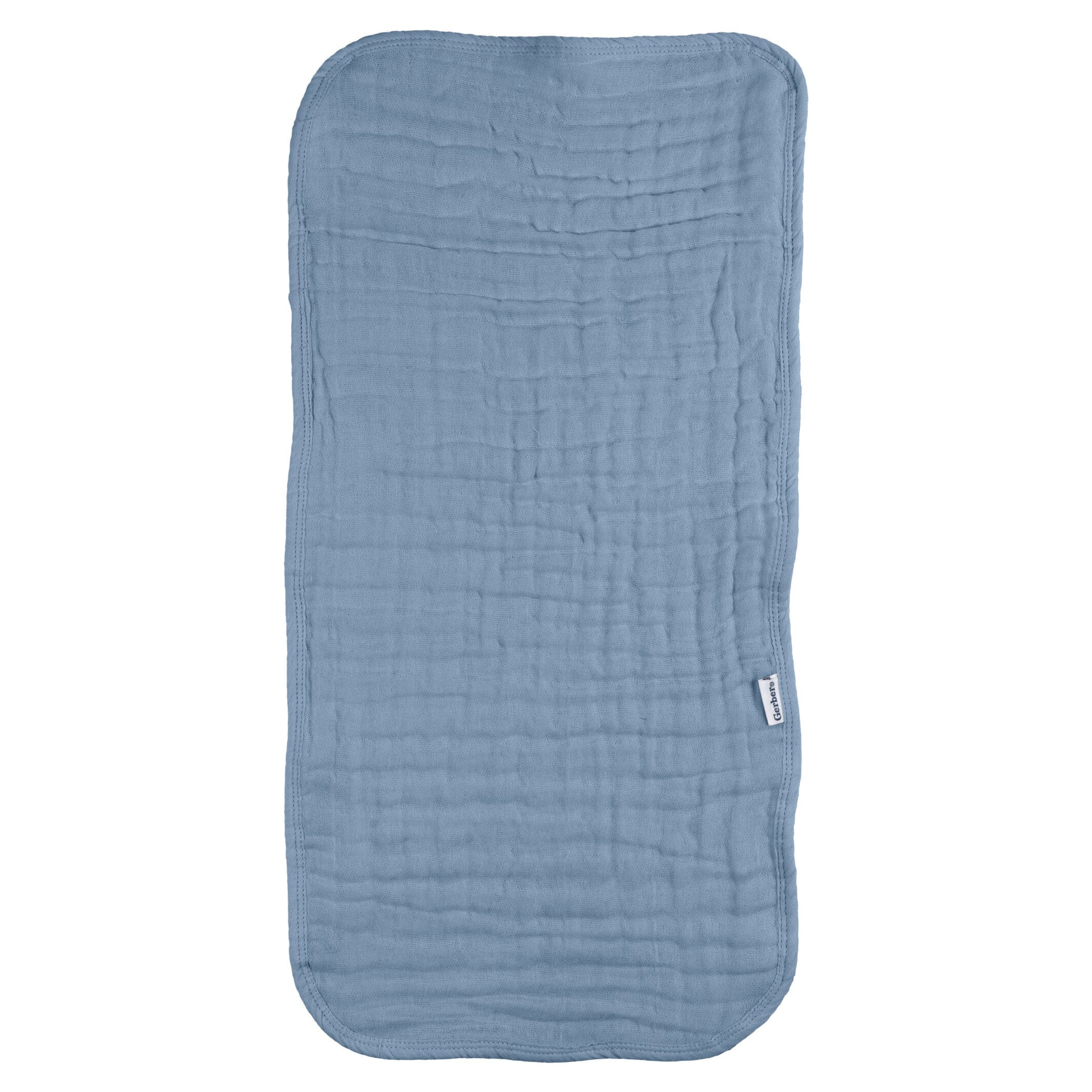 6-Pack Baby Boys Blues & Browns Muslin Burp Cloths - Image 9