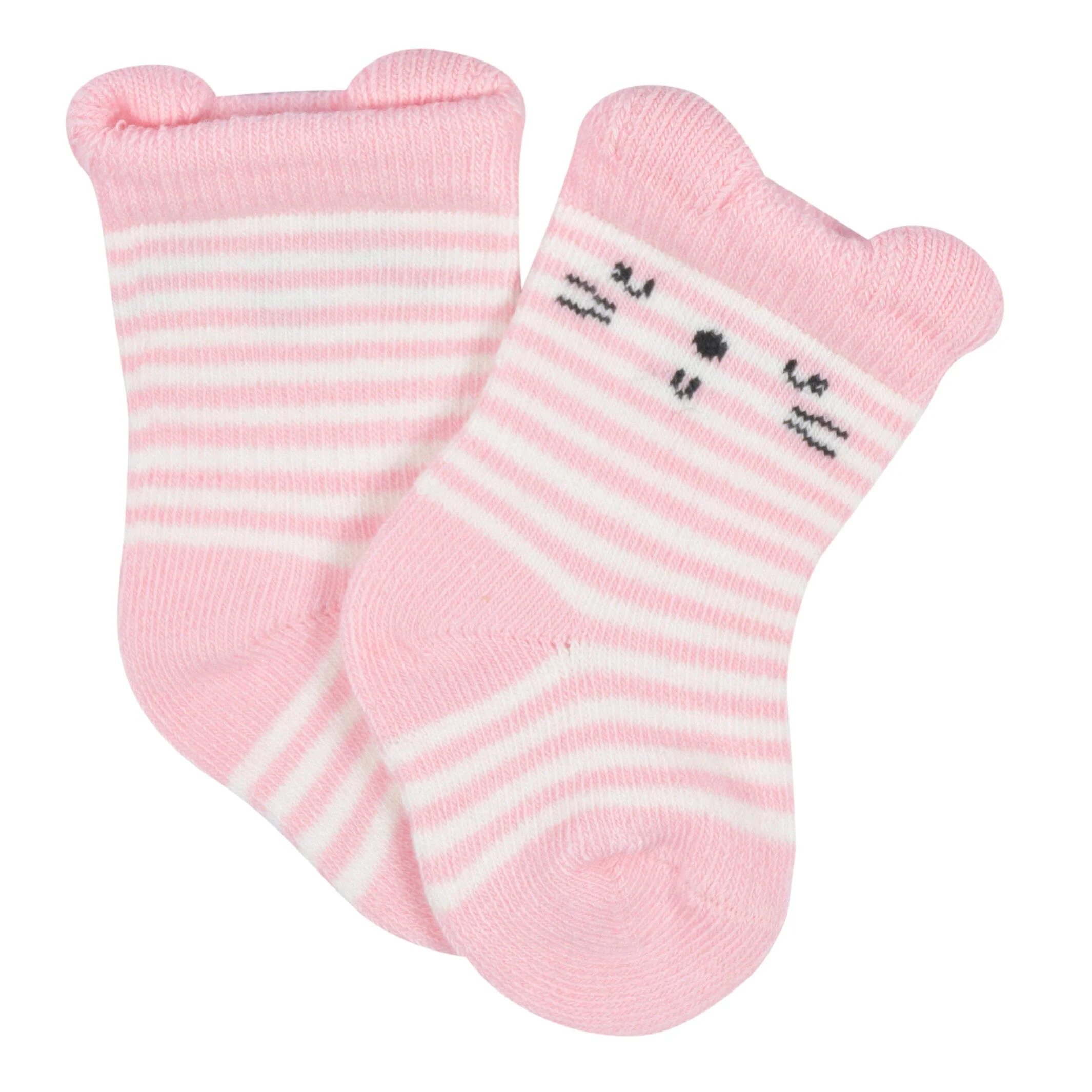 6-Pack Baby Girls Ballerina Wiggle Proof® Socks - Image 4