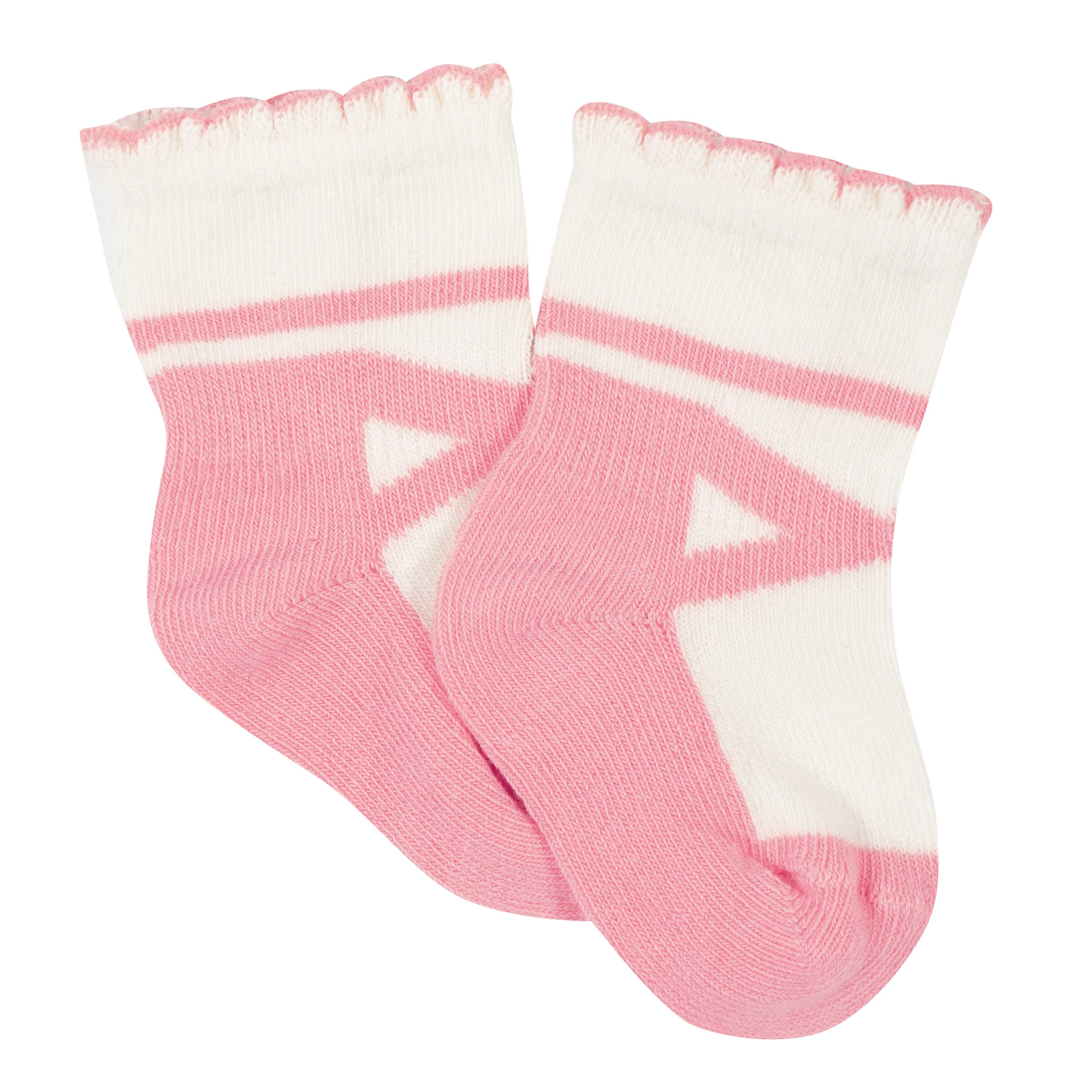 6-Pack Baby Girls Ballerina Wiggle Proof® Socks - Image 3