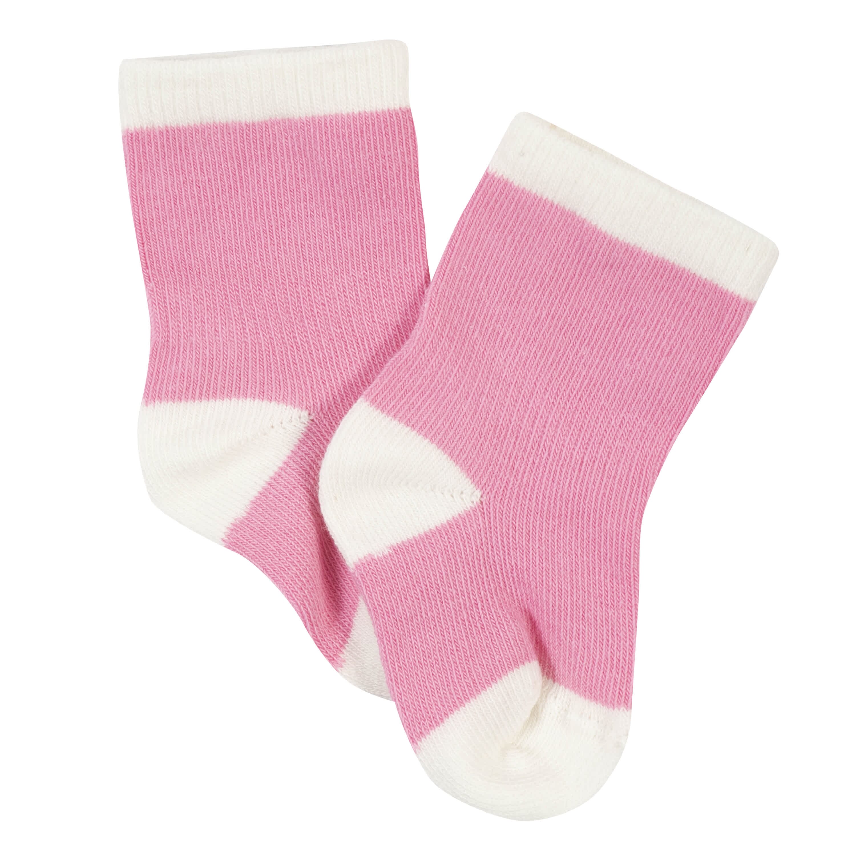 6-Pack Baby Girls Fox Wiggle Proof® Socks - Image 7