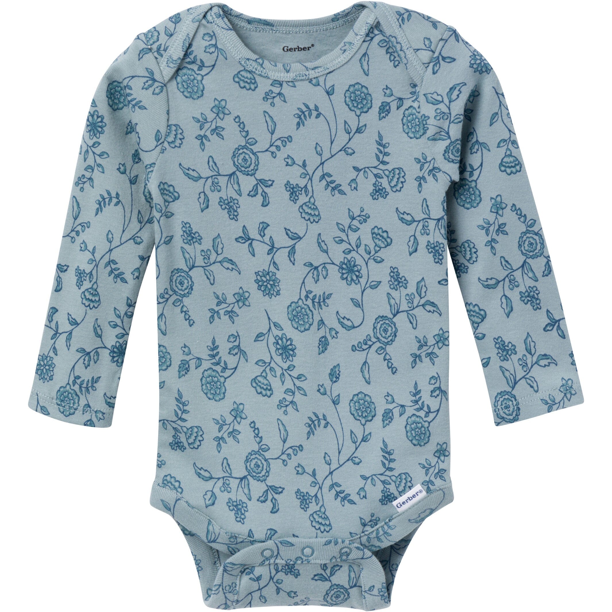 6-Pack Baby Girls Garden Floral Bodysuits - Image 4