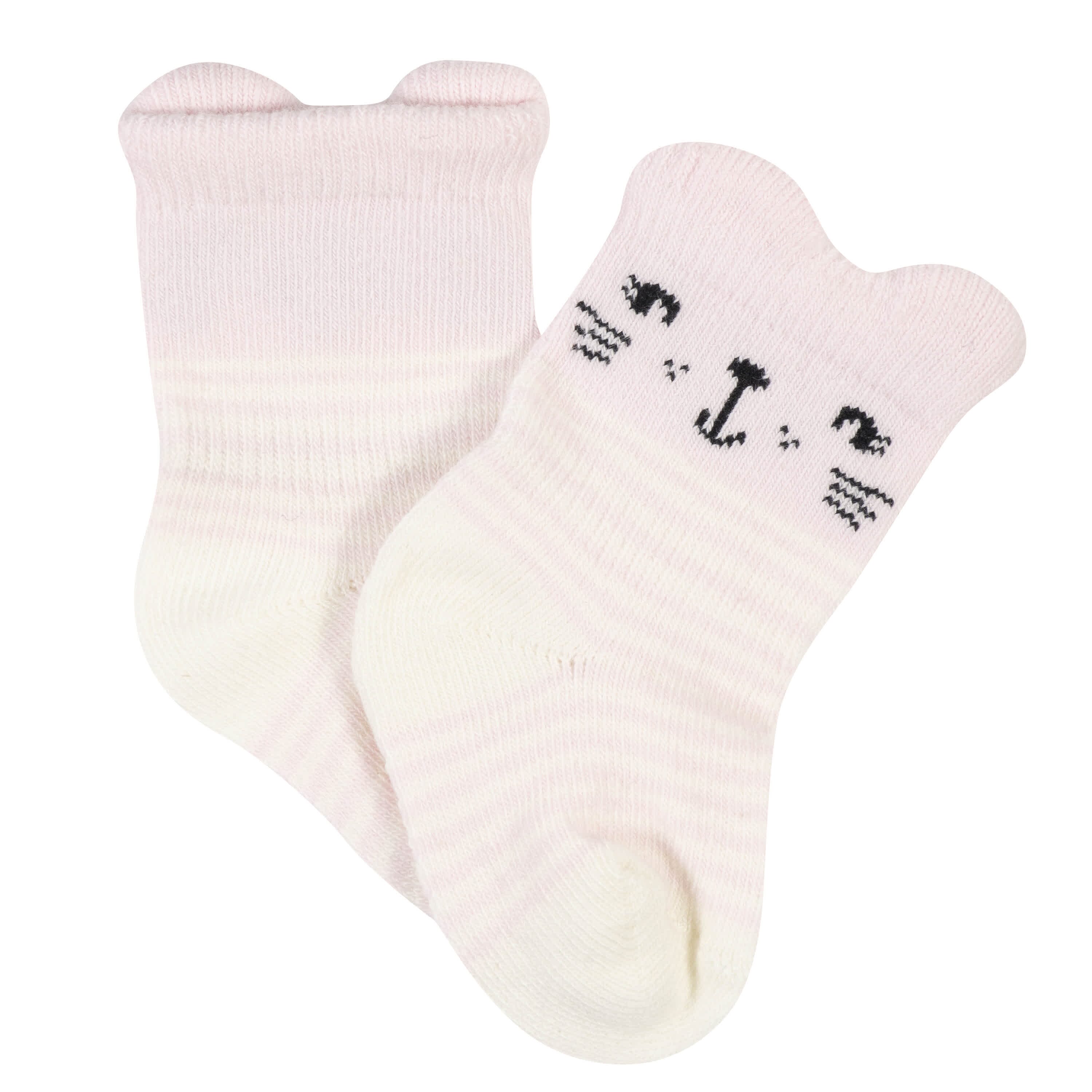 6-Pack Baby Girls Rainbow Wiggle Proof® Socks - Image 2
