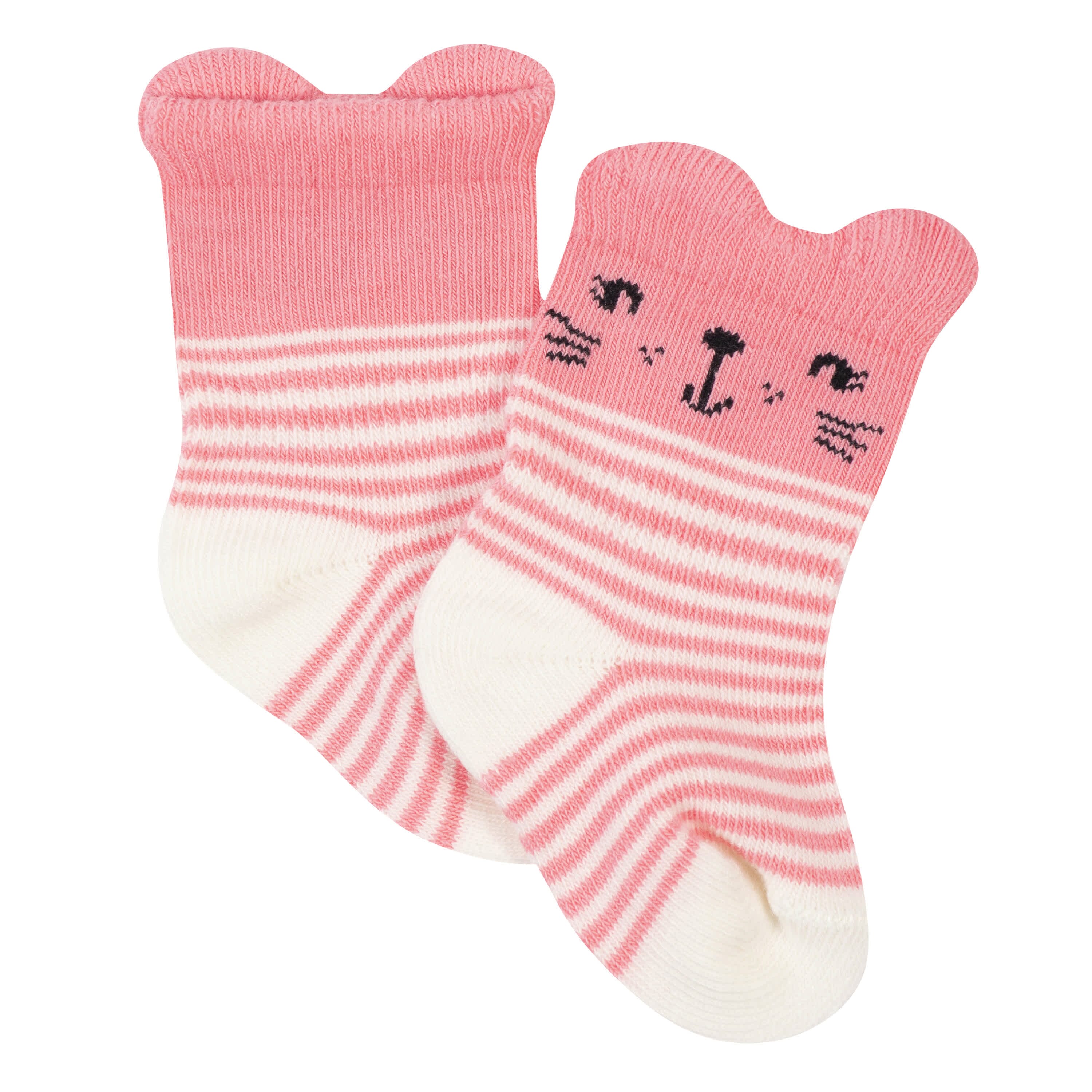 6-Pack Baby Girls Rainbow Wiggle Proof® Socks - Image 3