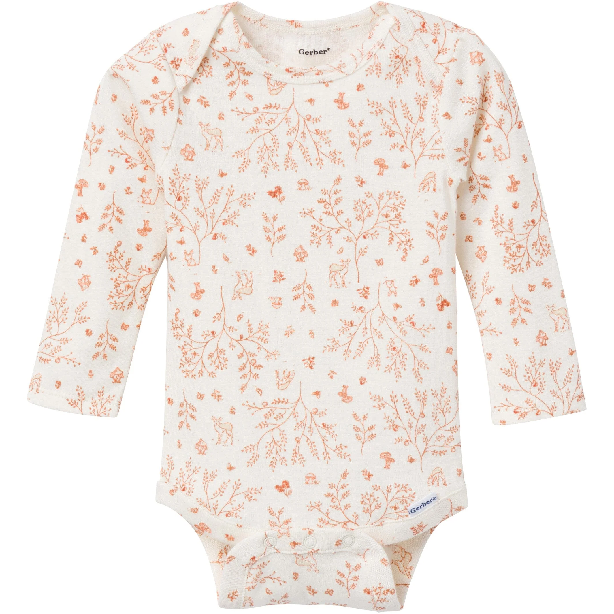6-Pack Baby Girls Red Bodysuits - Image 2