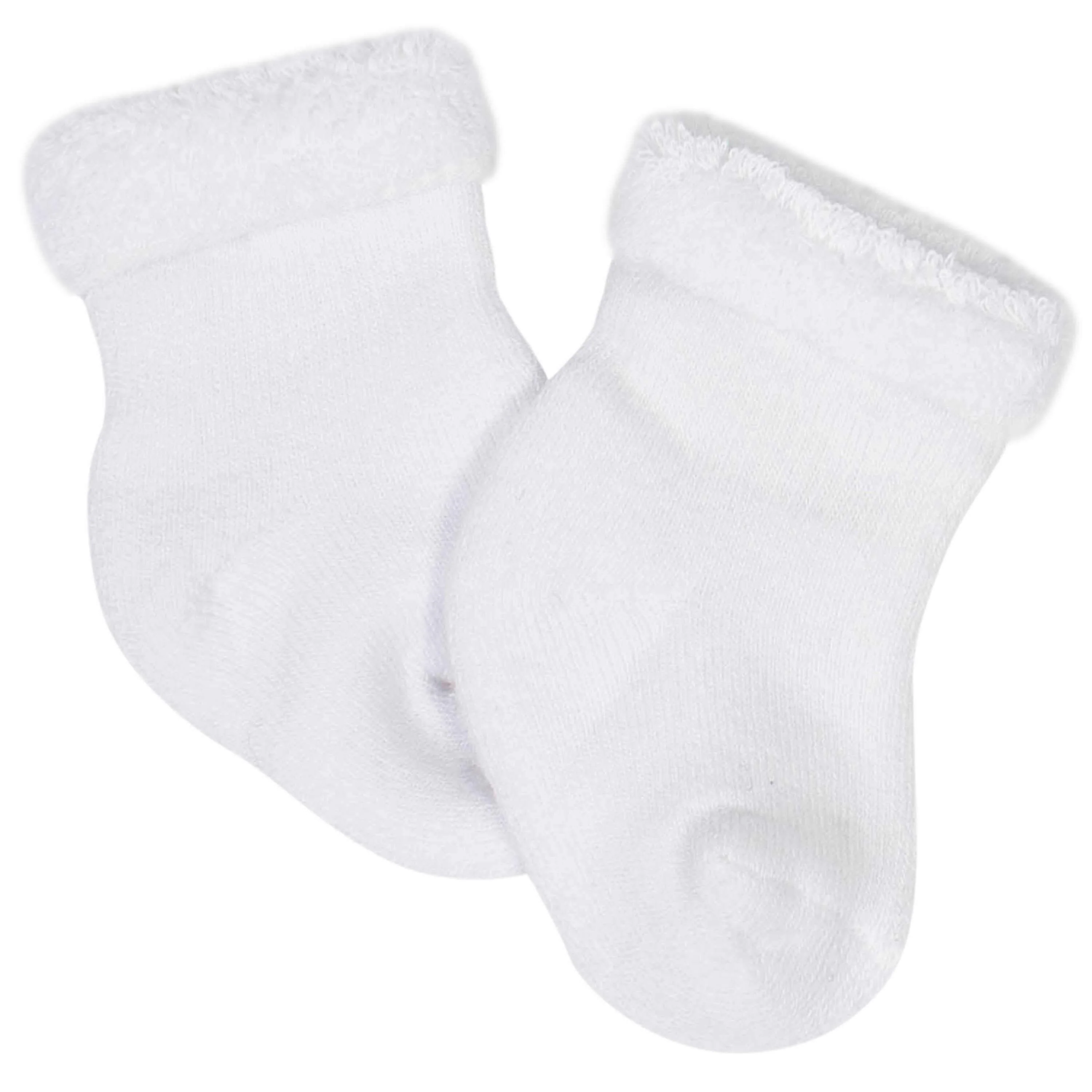 6-Pack Baby Neutral Lamb Wiggle-Proof® Terry Bootie Socks - Image 5