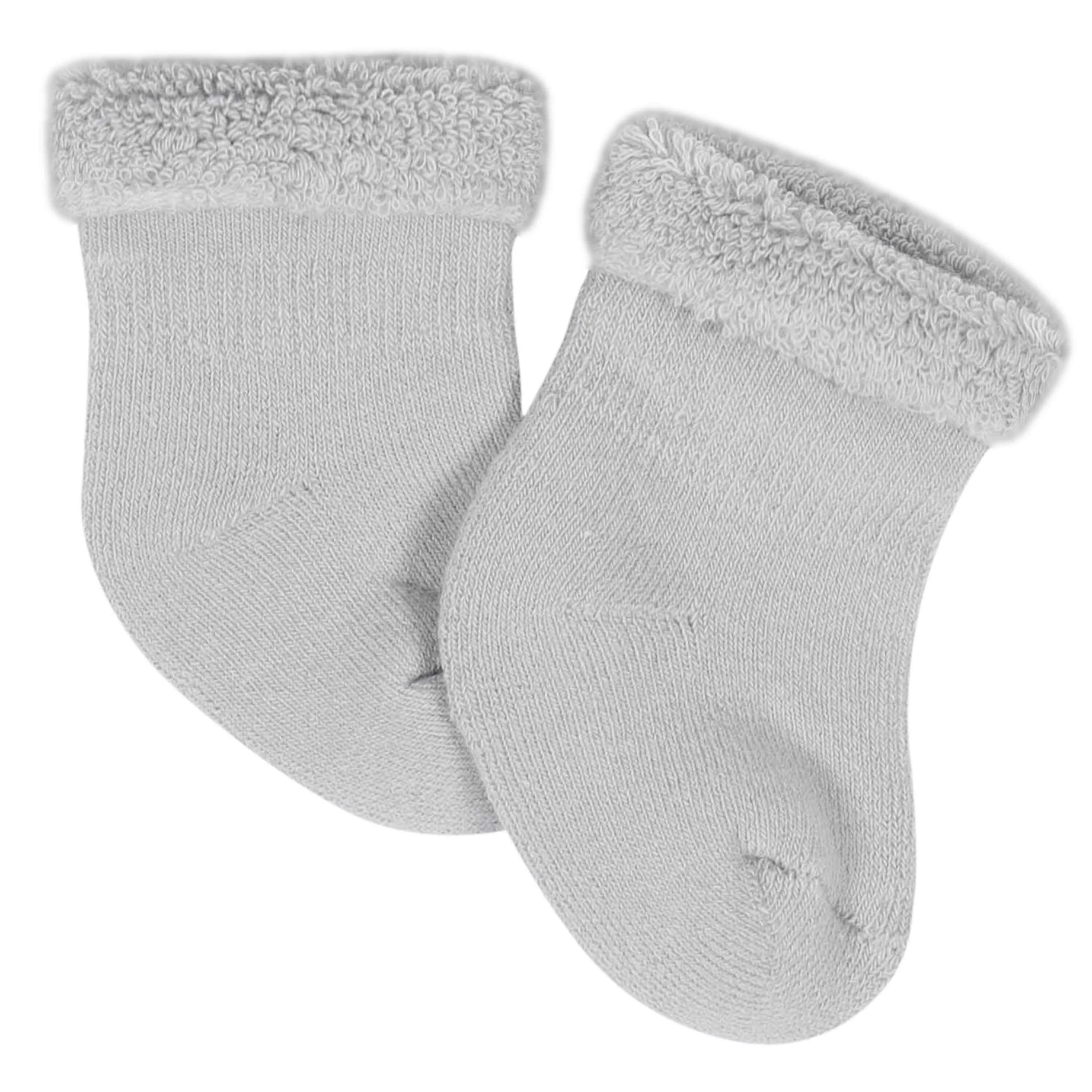 6-Pack Baby Neutral Lamb Wiggle-Proof® Terry Bootie Socks - Image 6