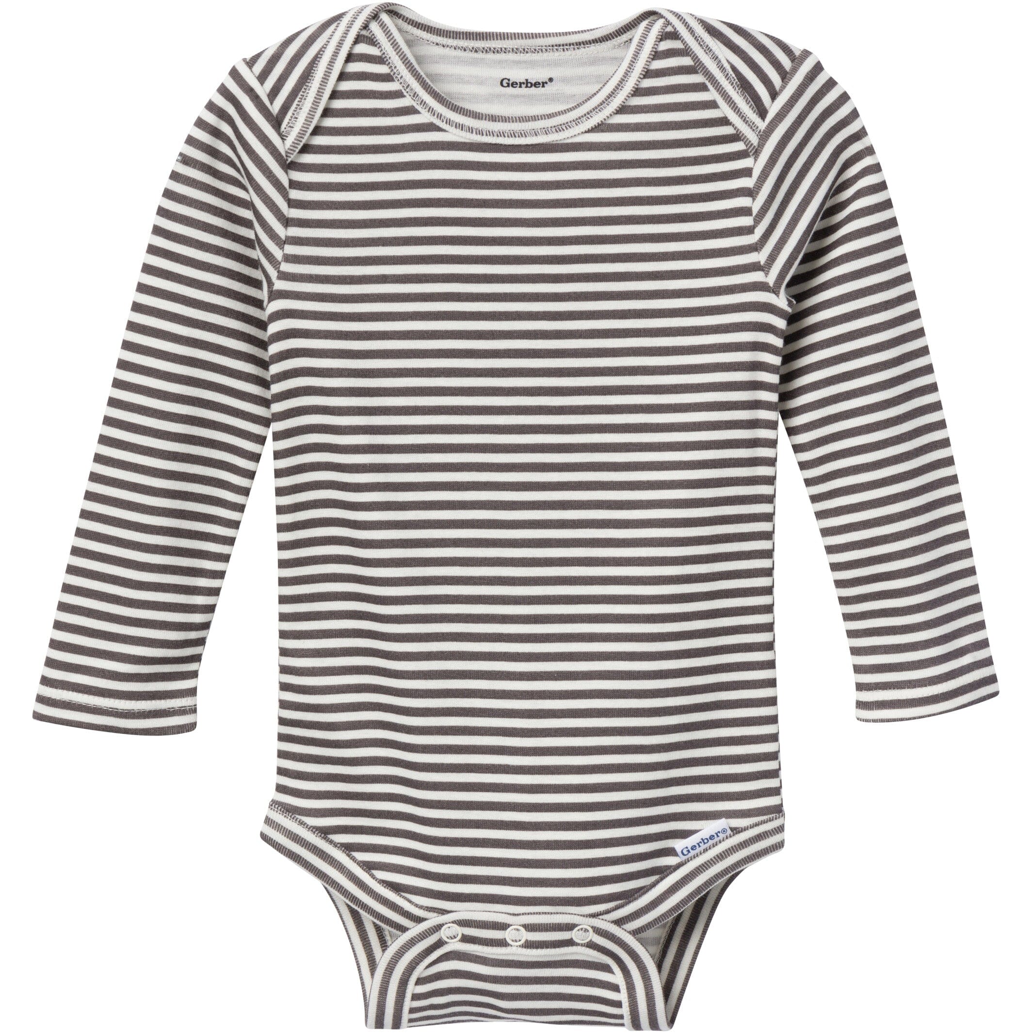 6-Pack Baby Neutral Tan Little Apples Bodysuits - Image 2