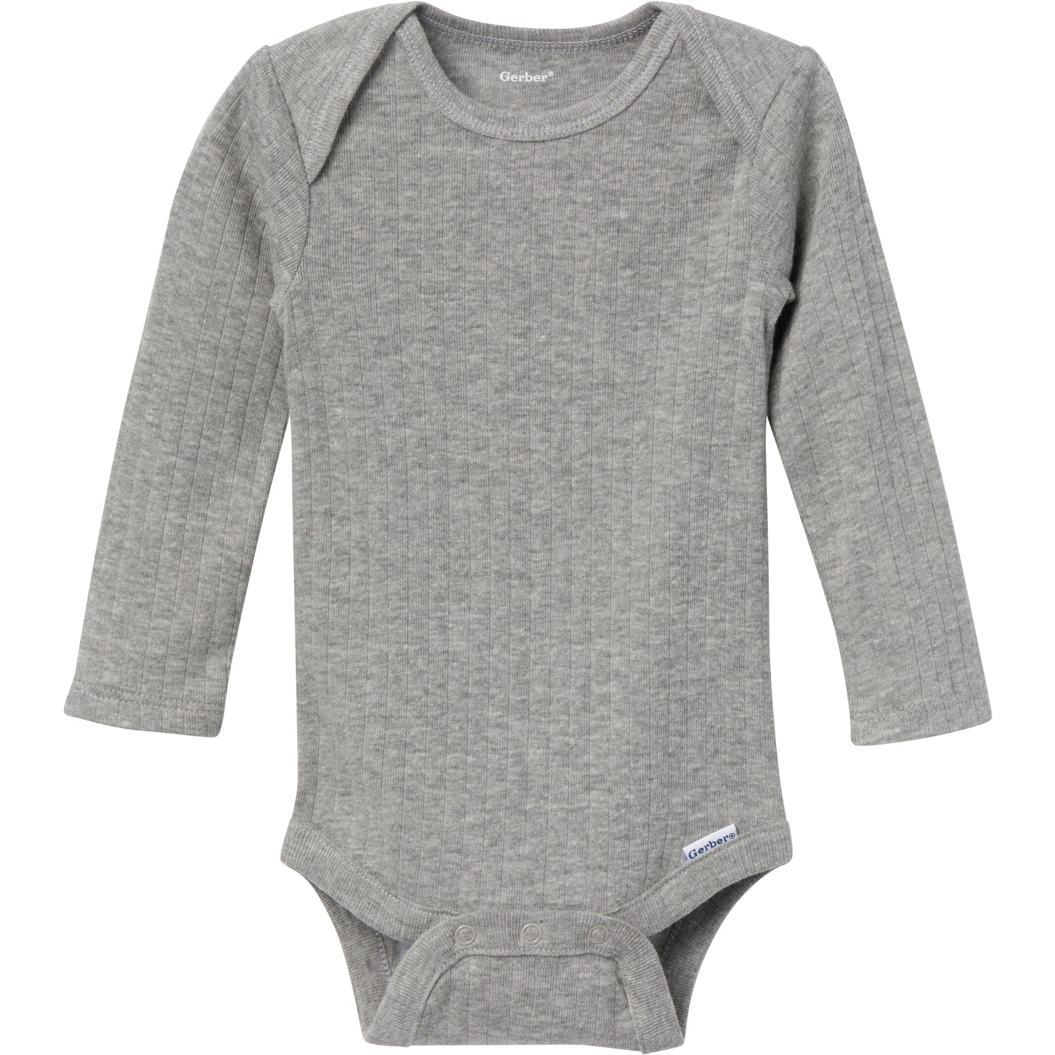6-Pack Baby Neutral Tan Little Apples Bodysuits - Image 3