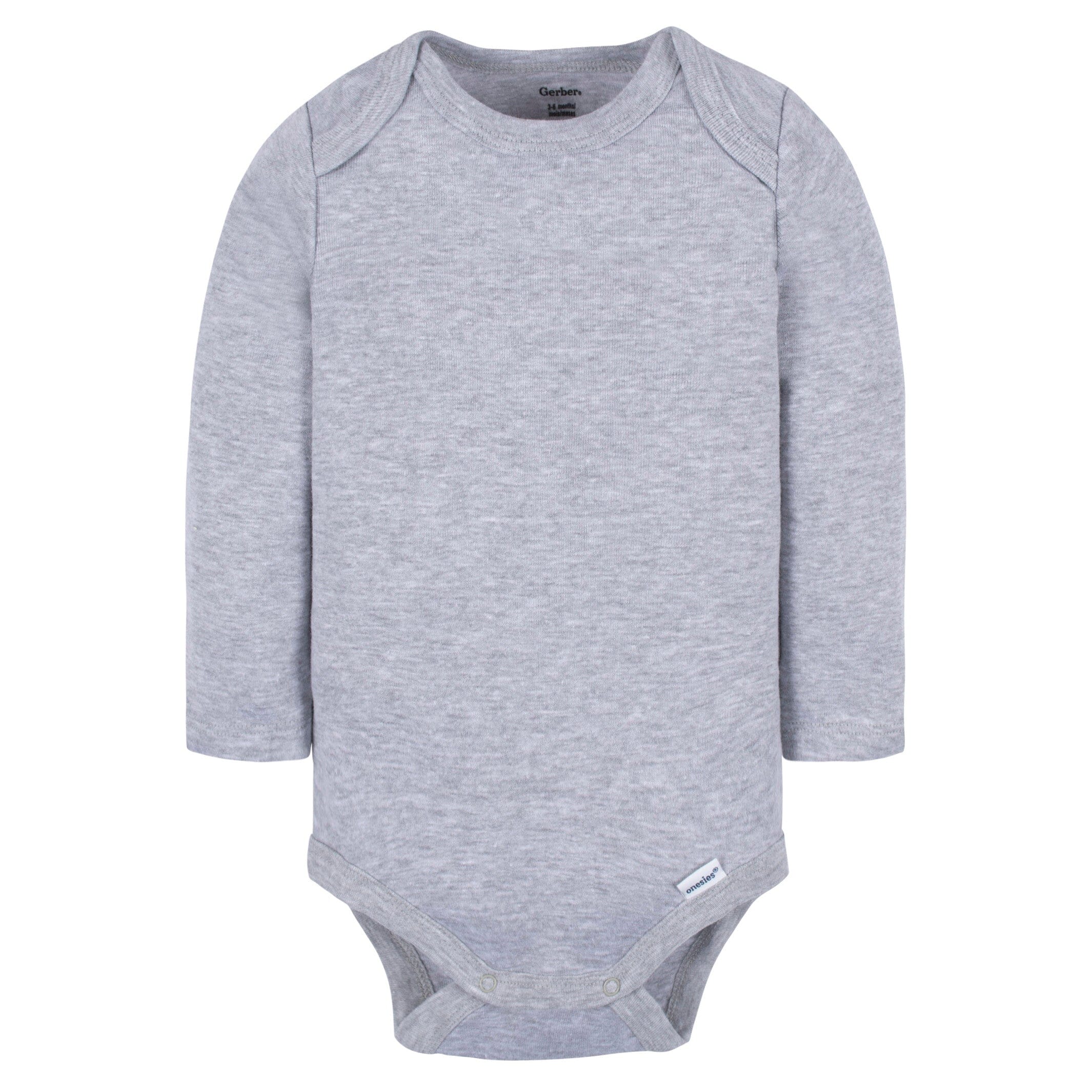 6-Pack Baby Neutral White, Gray, & Black Onesies® Bodysuits - Image 4