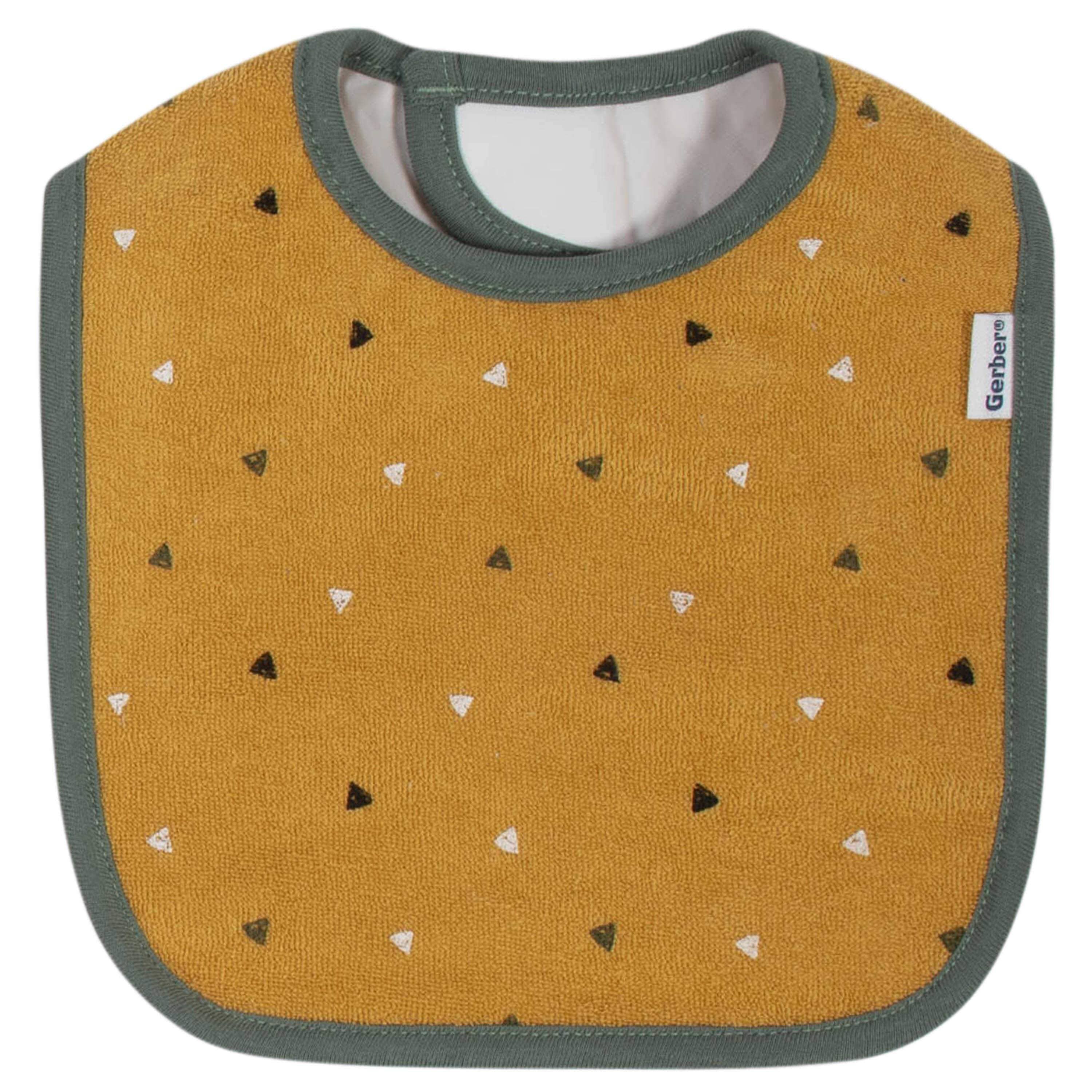 6-Piece Baby Boys Tiger Terry Bibs & Burp Cloths Set - Image 3
