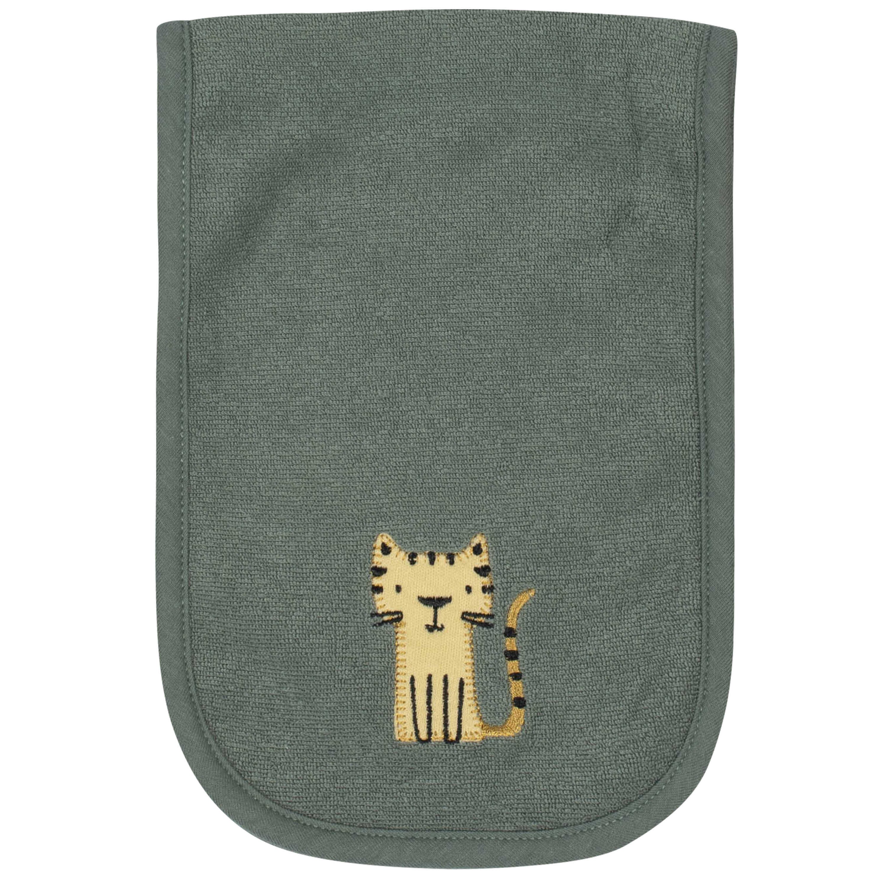 6-Piece Baby Boys Tiger Terry Bibs & Burp Cloths Set - Image 5